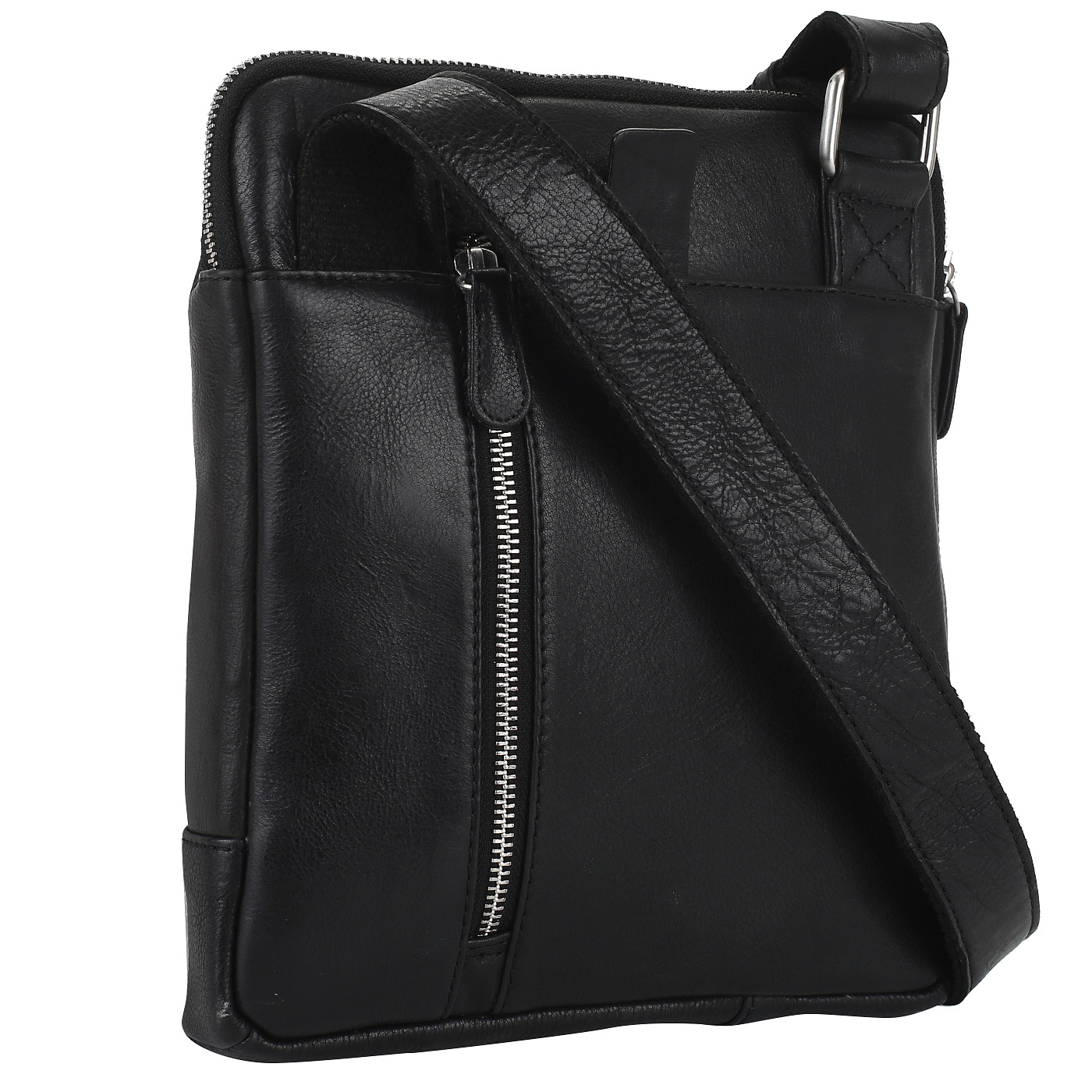 Черная кожаная сумка Dr. Koffer 