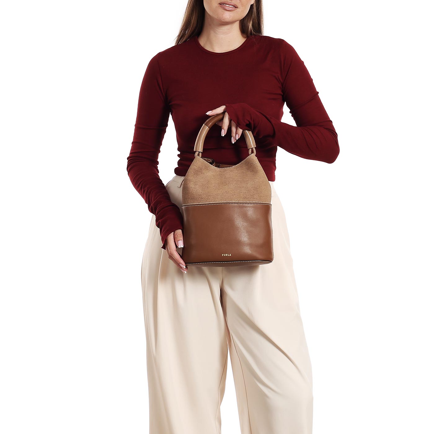 Кожаная сумка Furla Sfera