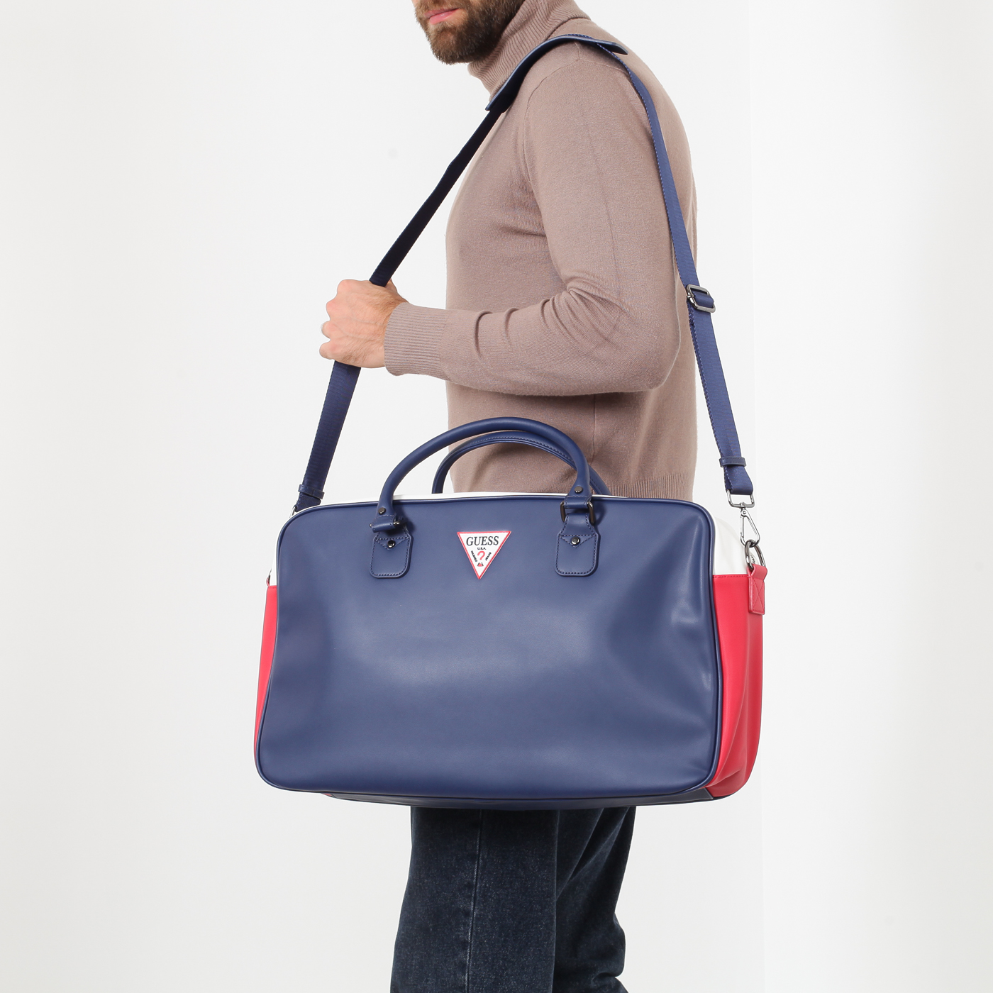 Дорожная сумка на двойной молнии Guess Grenoble