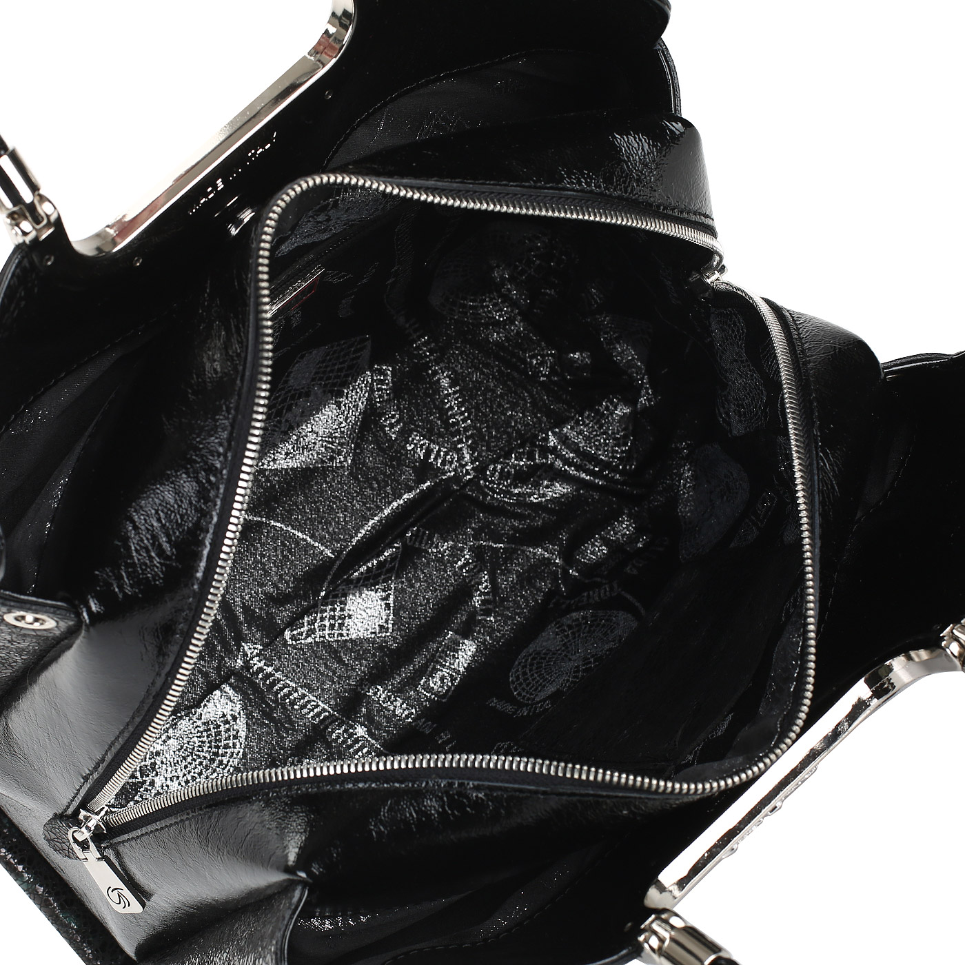 Кожаная сумка с напылением Gilda Tonelli Bolero Napl