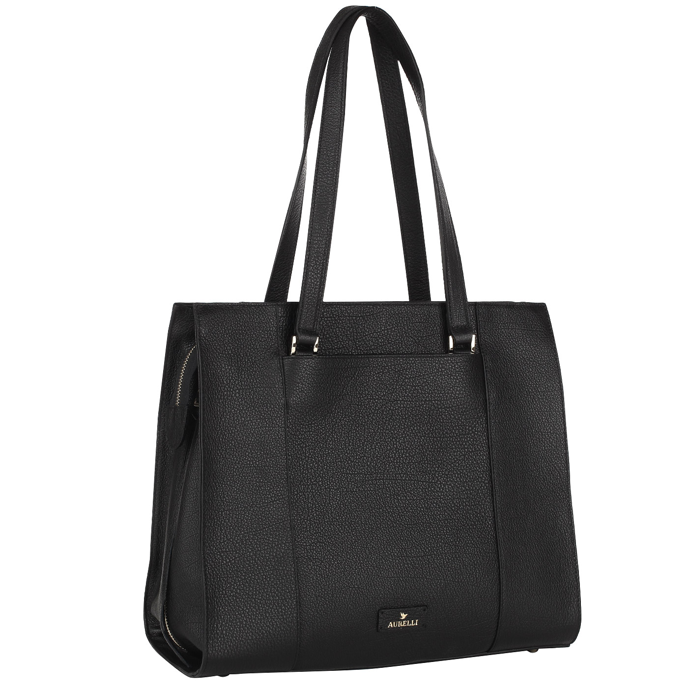 Сумка-тоут из кожи Aurelli 