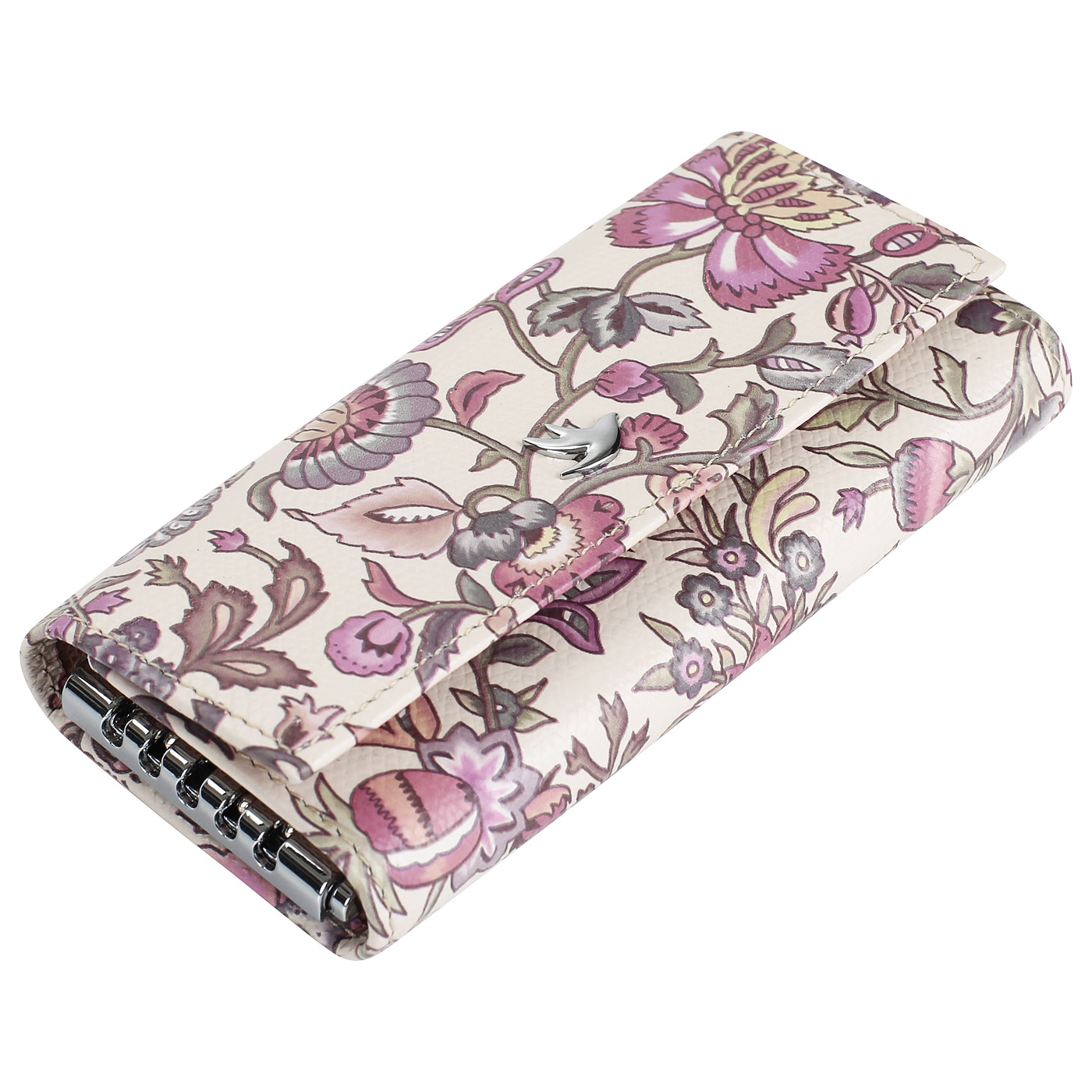 Женская ключница из натуральной кожи Aurelli Alma fiore