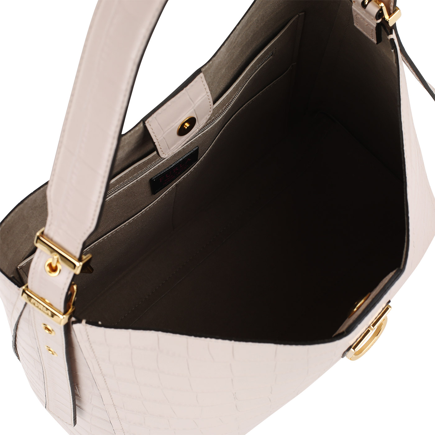 Бежевая сумка Furla Belvedere