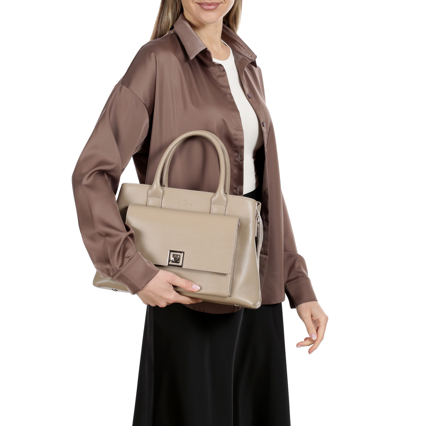 Кожаная сумка Chatte Marseille