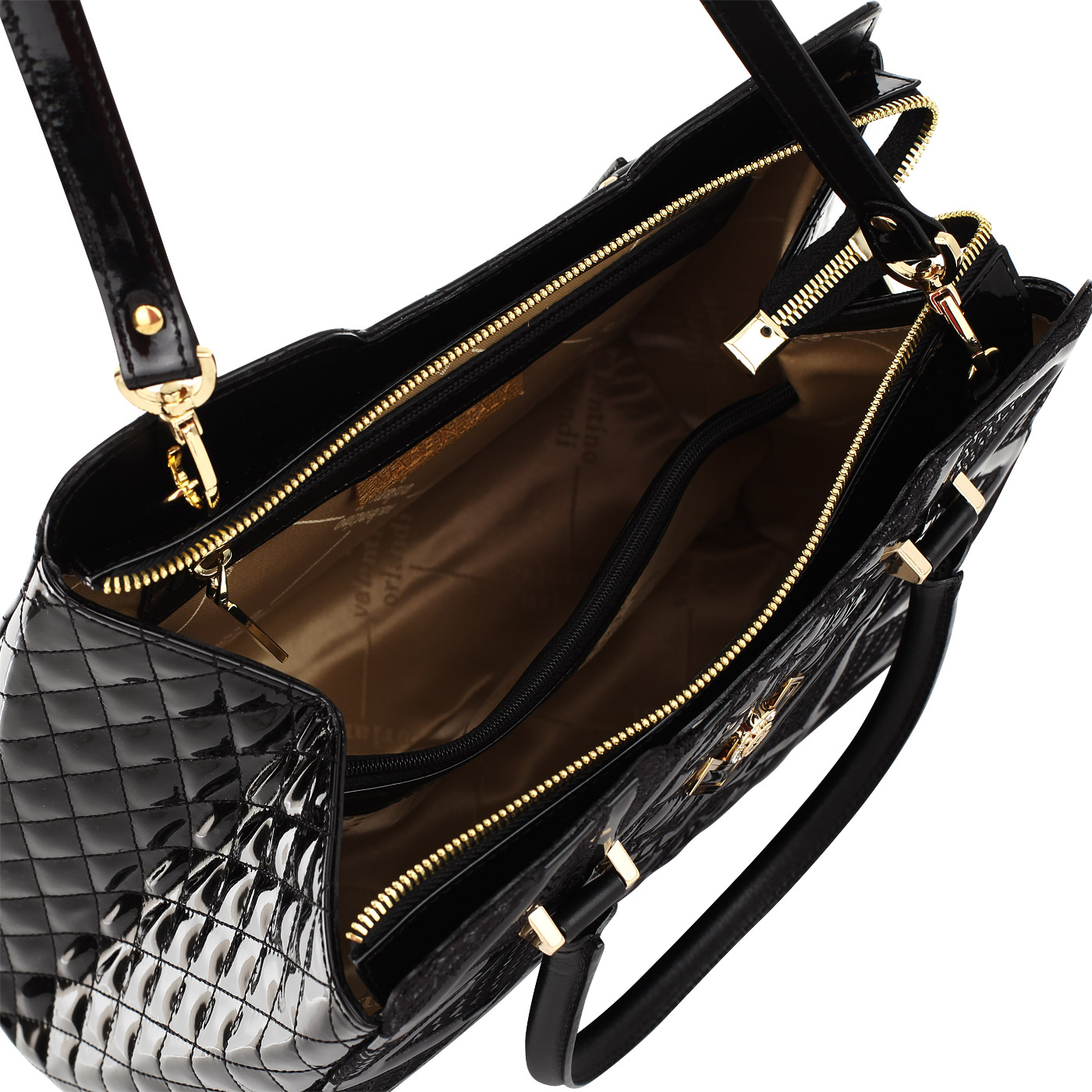 Лаковая сумка Valentino Orlandi Ginger