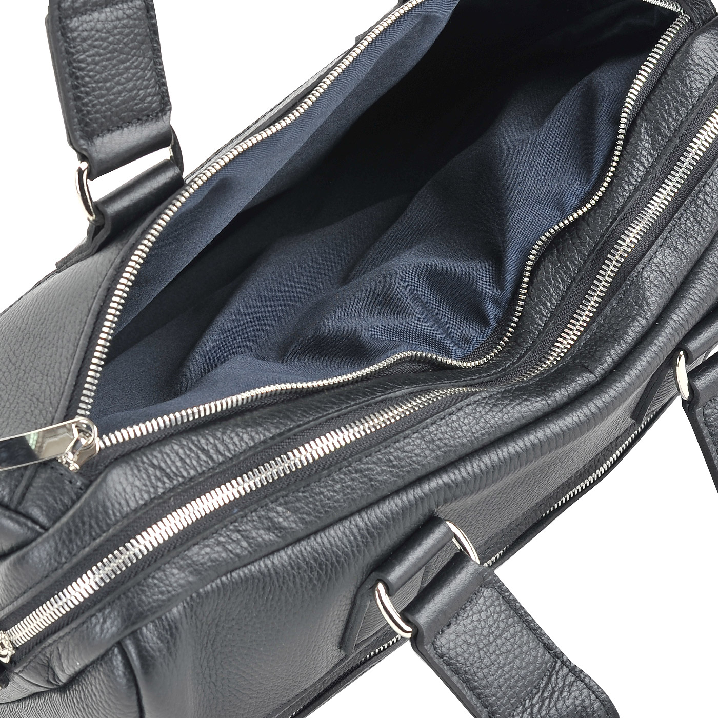 Вместительная мужская деловая сумка из натуральной кожи Stevens 