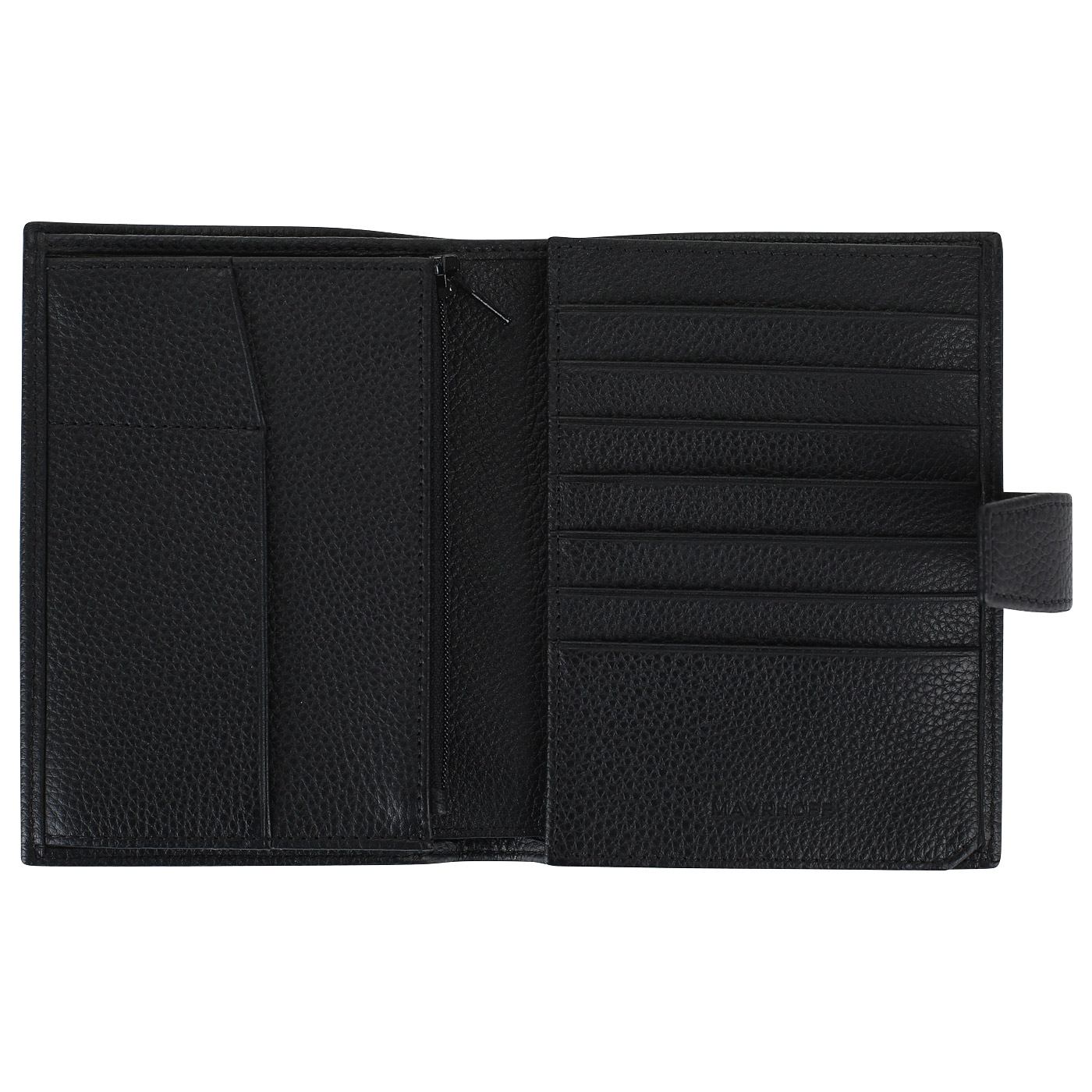 Портмоне из черной кожи Mayrhoff Berlin