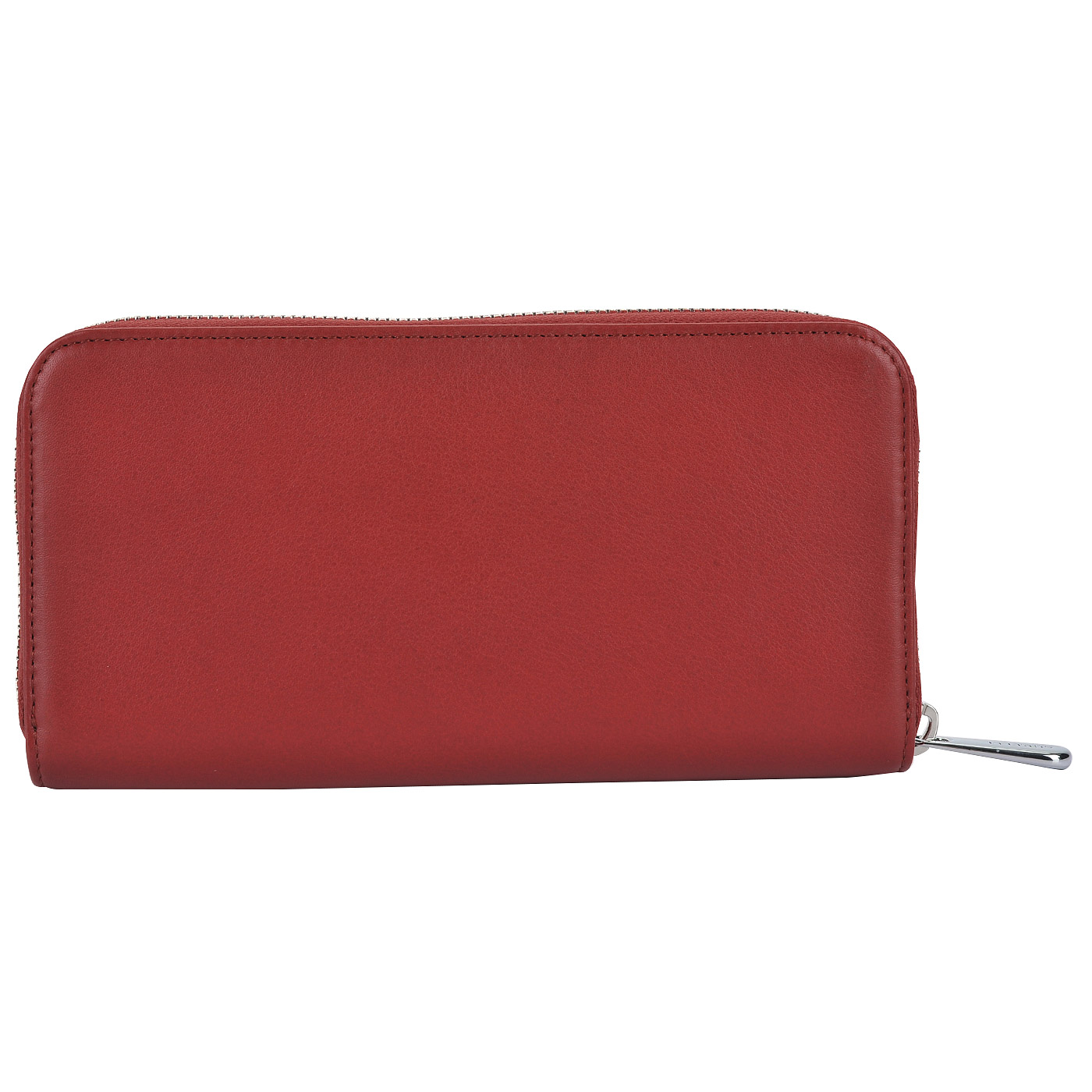 Кожаное портмоне на молнии Aurelli Luna fiore