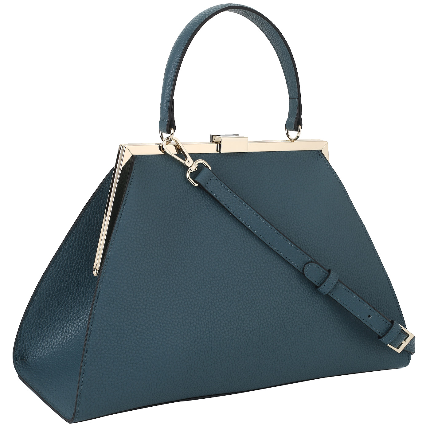 Кожаная сумка с рамочным замком Cromia Mina