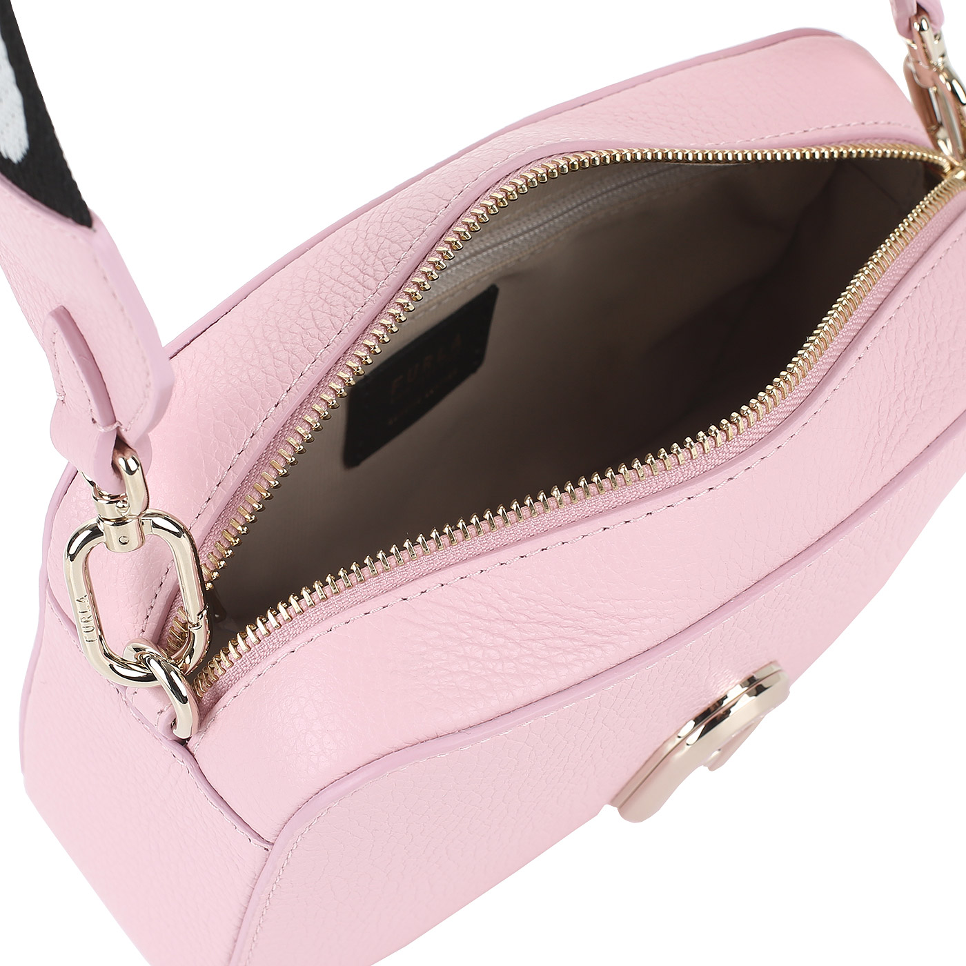 Сумка с текстильным ремешком Furla Sleek