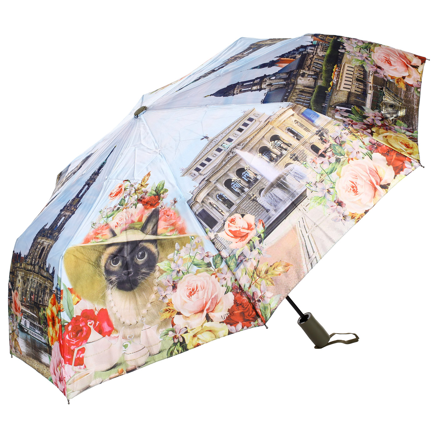 Uteki Складной зонт-полуавтомат