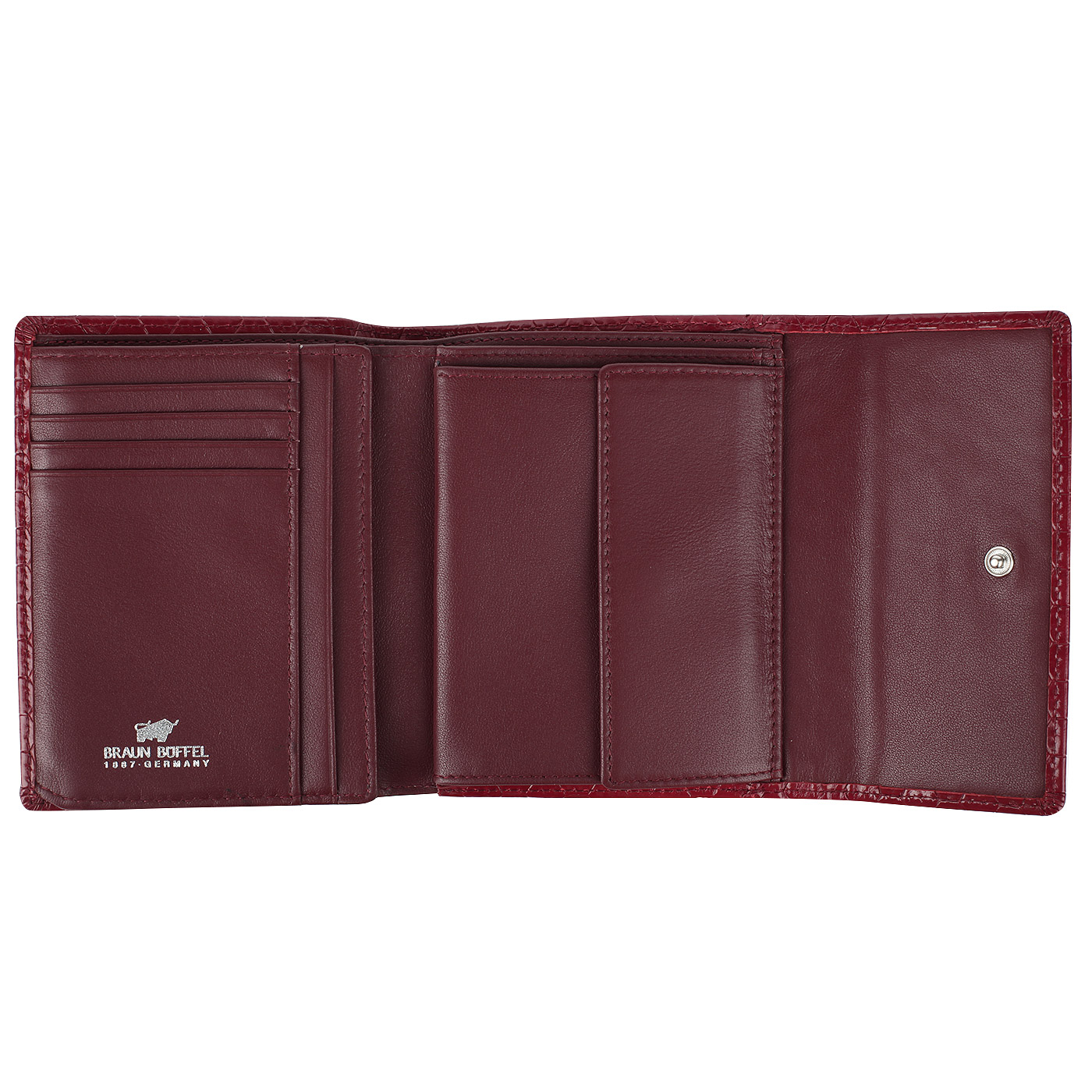 Женское кожаное портмоне с тиснением Braun Buffel Modena
