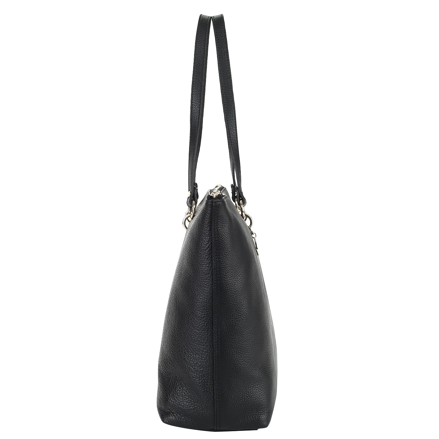 Черная кожаная сумка Coccinelle Alpha