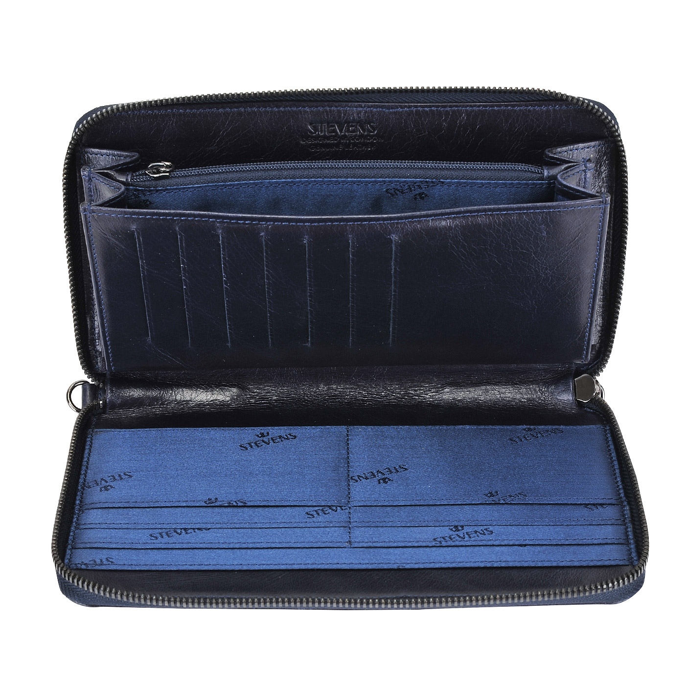 Кожаное портмоне с ремешком на запястье Stevens 