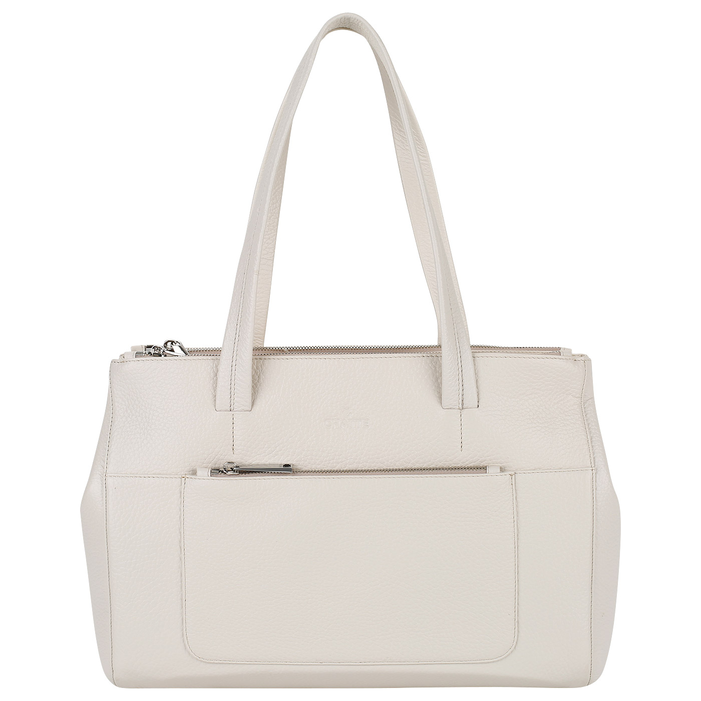 Chatte Кремовая сумка из натуральной кожи