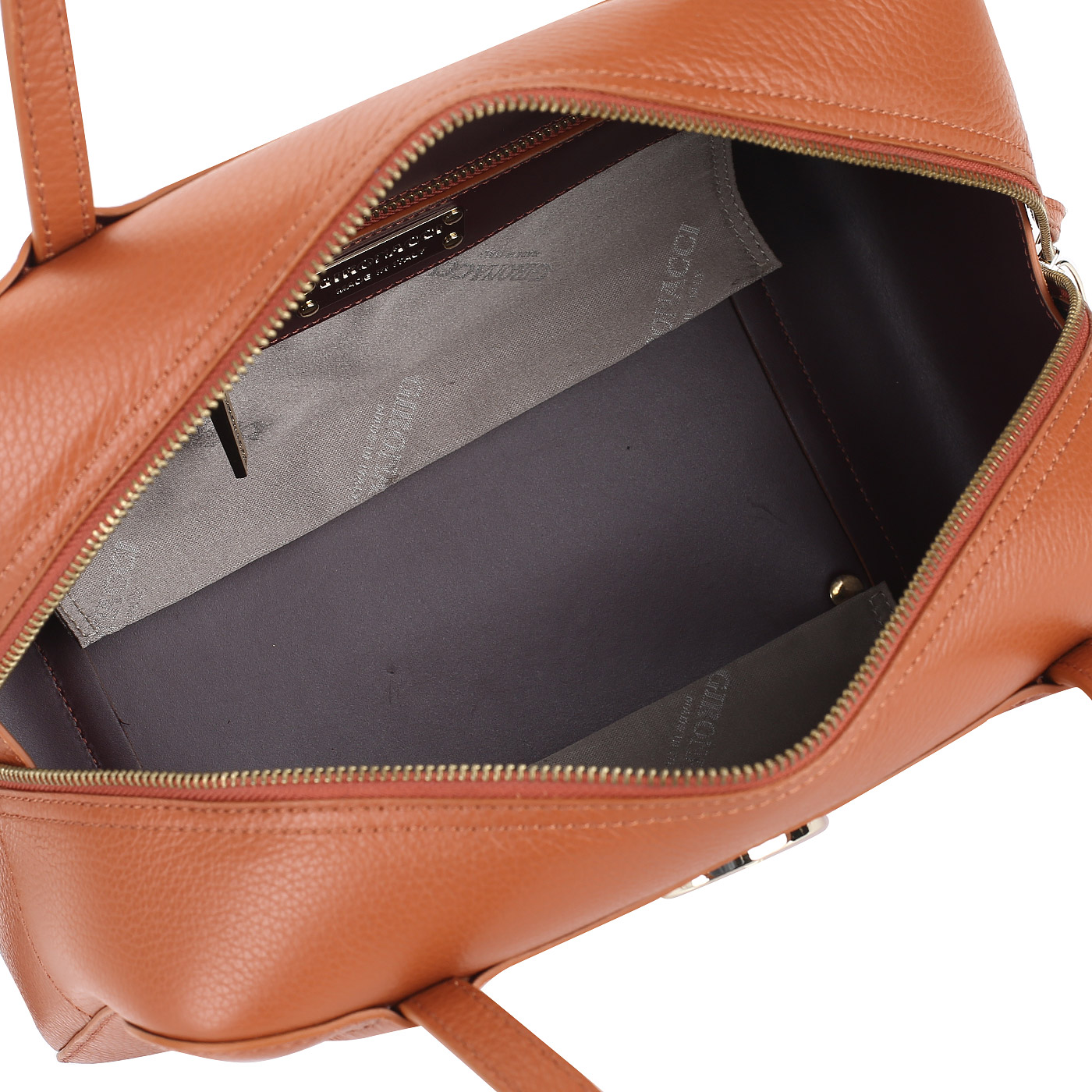 Кожаная сумка с длинными ручками Gironacci 