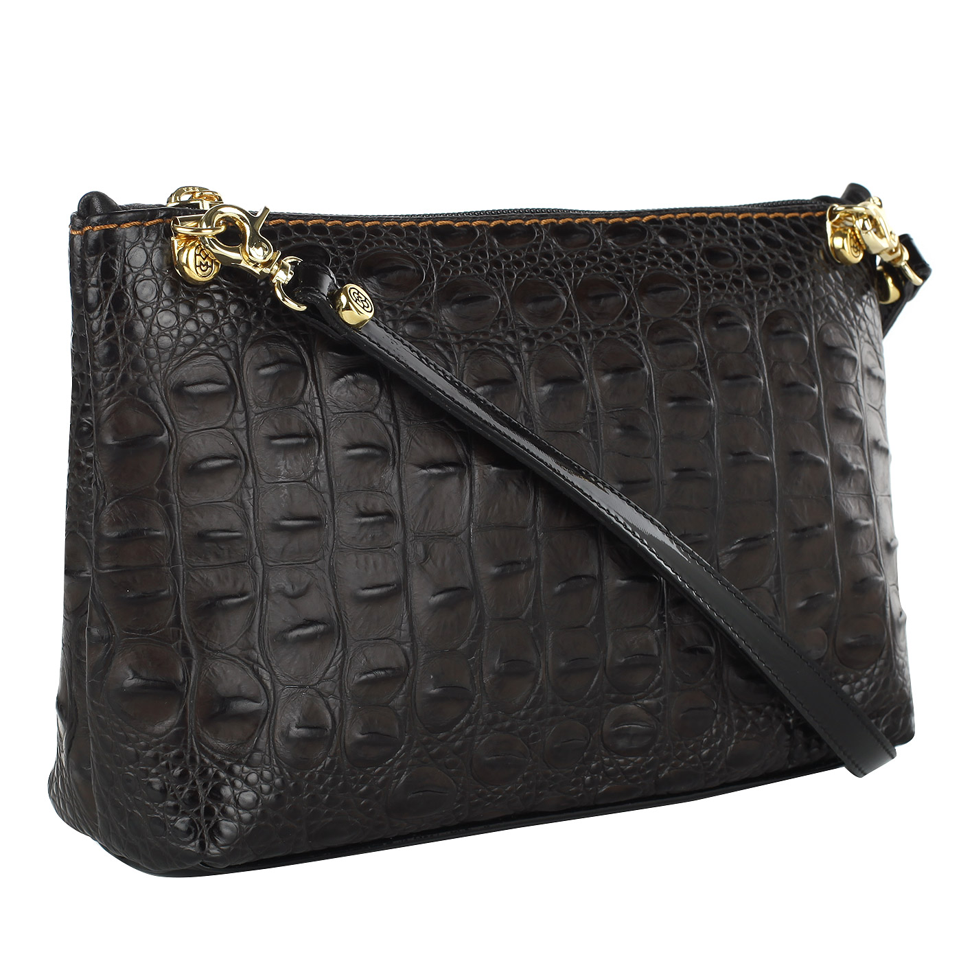 Женская сумочка с отделкой под крокодиловую кожу Marino Orlandi 