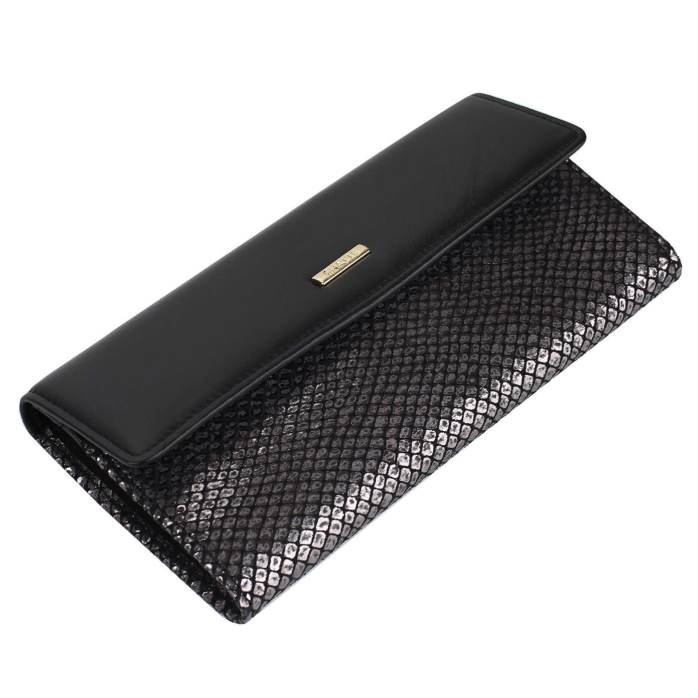 Кожаное женское портмоне на кнопке Chatte Tiffany