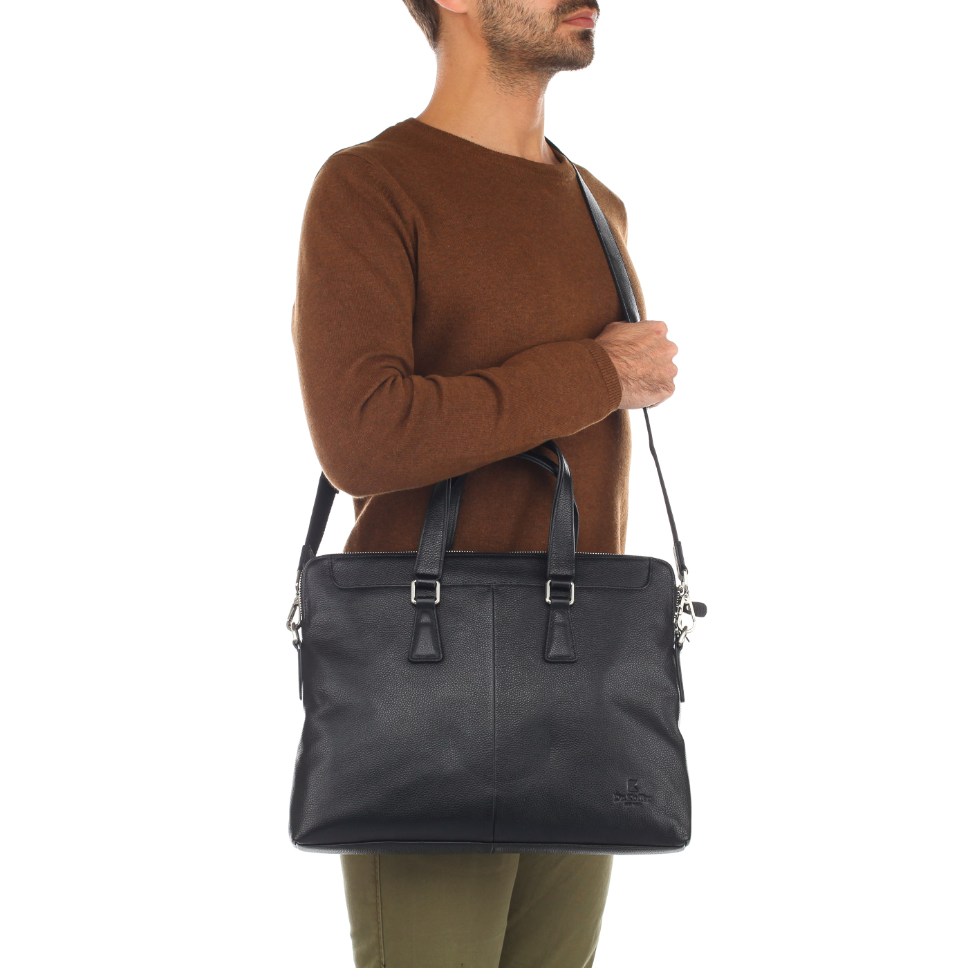 Кожаная сумка для документов Dr. Koffer 