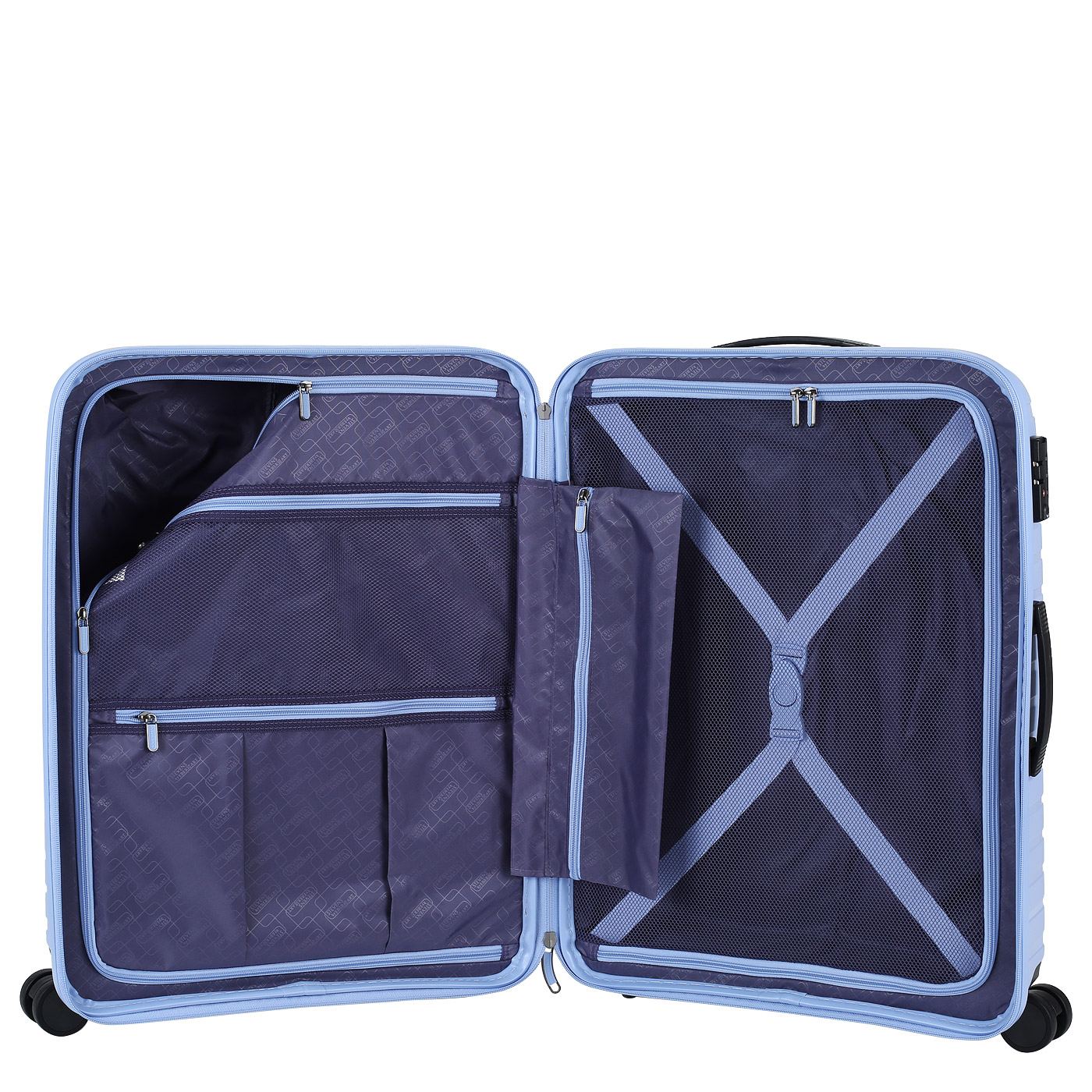 Чемодан средний M из полипропилена Stevens Bubble