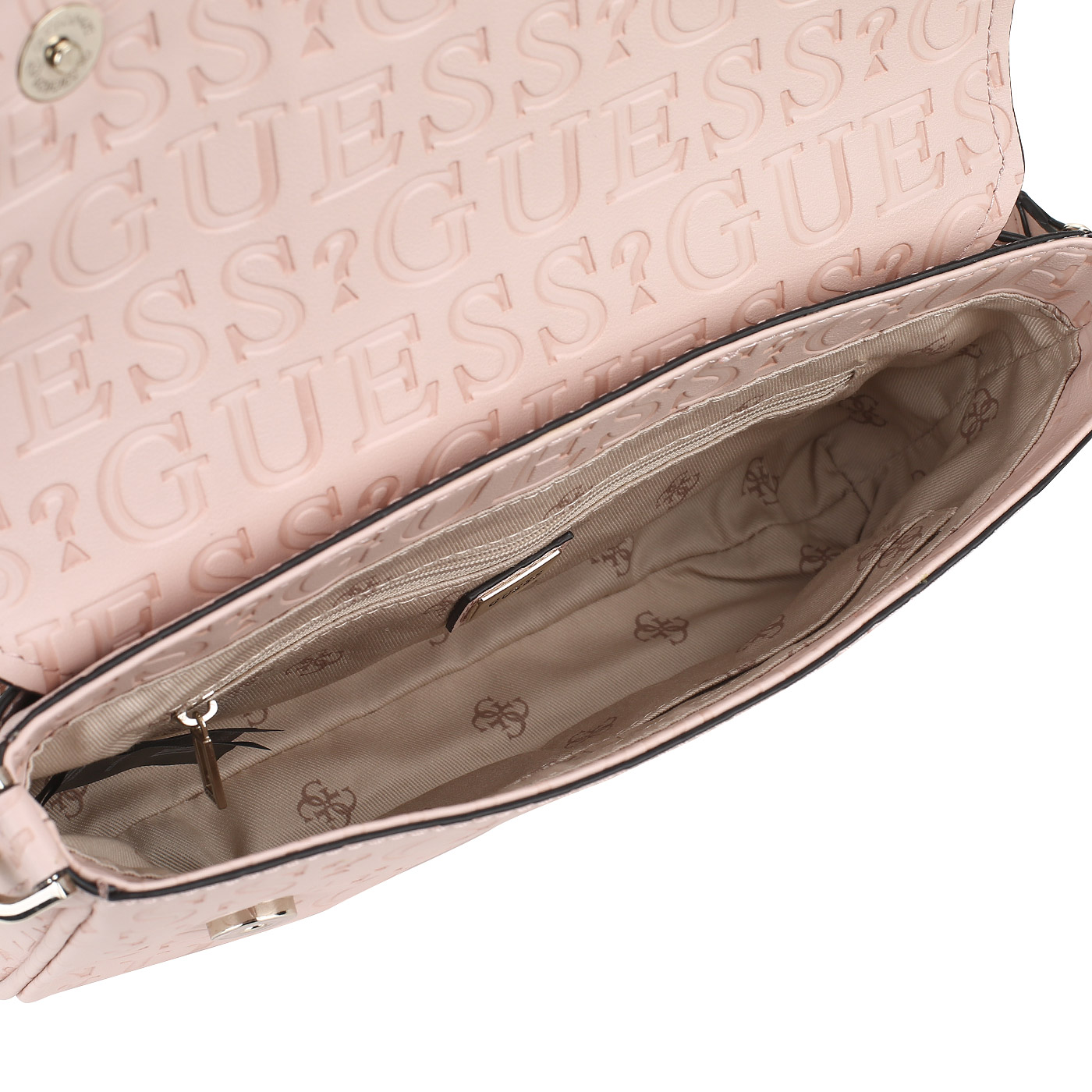 Тисненая сумка Guess Brightside