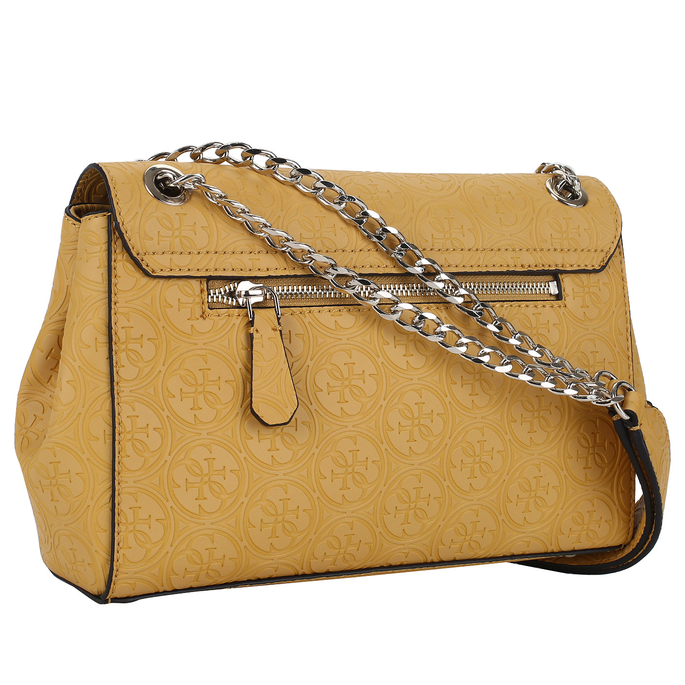 Тисненая сумка с откидным клапаном Guess Heritage Pop