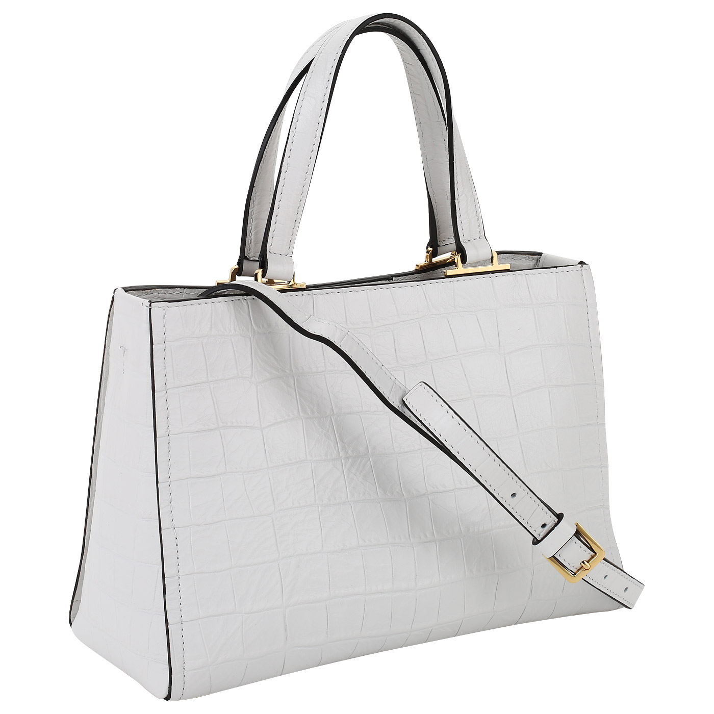 Сумка с отделкой под крокодила Furla Belvedere
