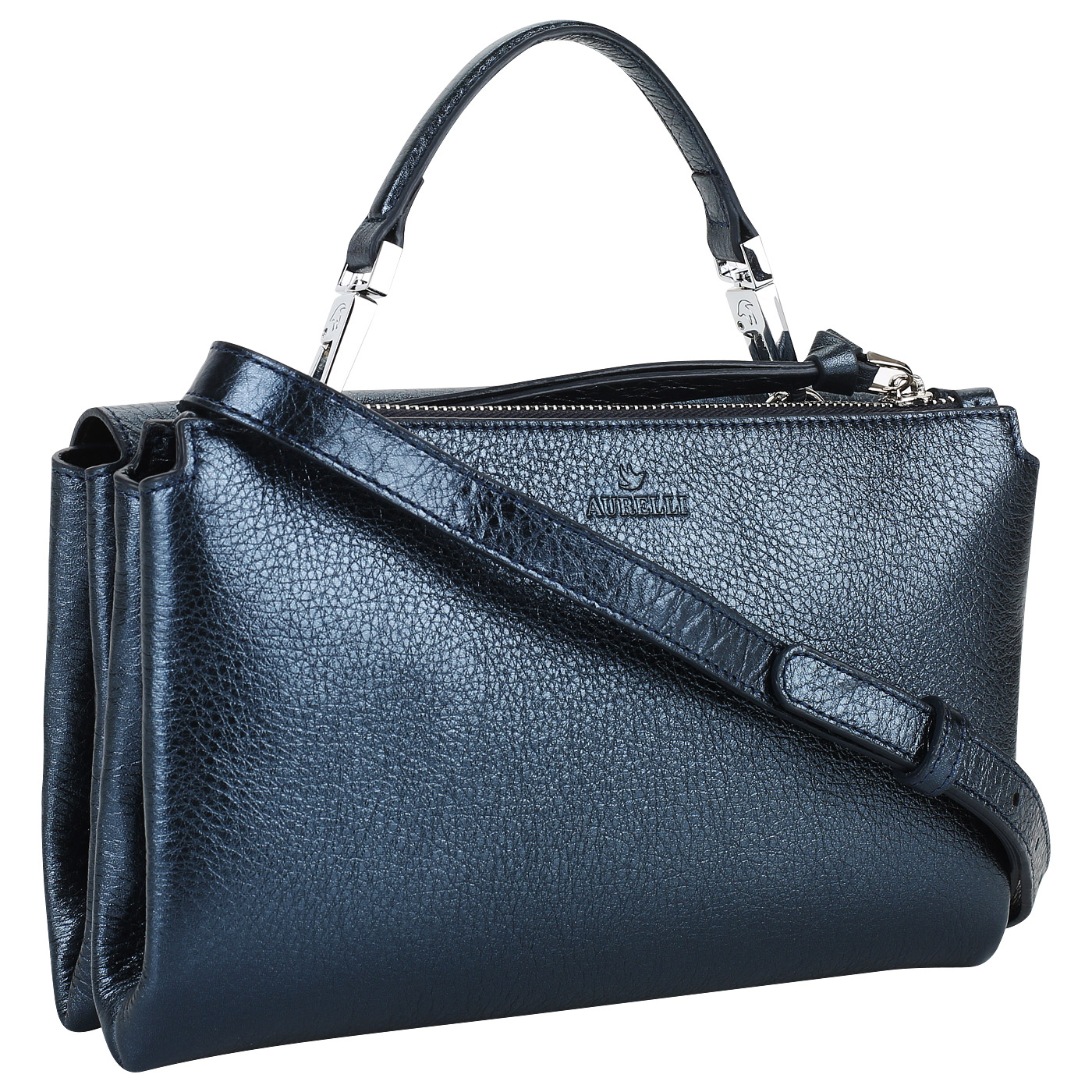 Кожаная сумочка со съемной ручкой Aurelli Mini bag