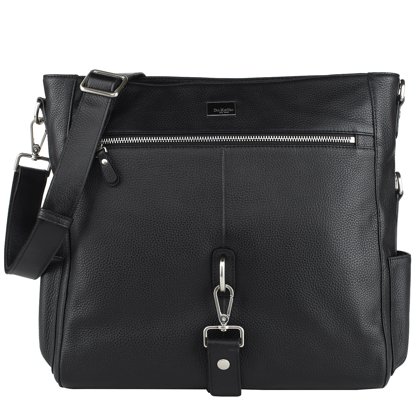 Dr. Koffer Мужская кожаная сумка с плечевым ремешком