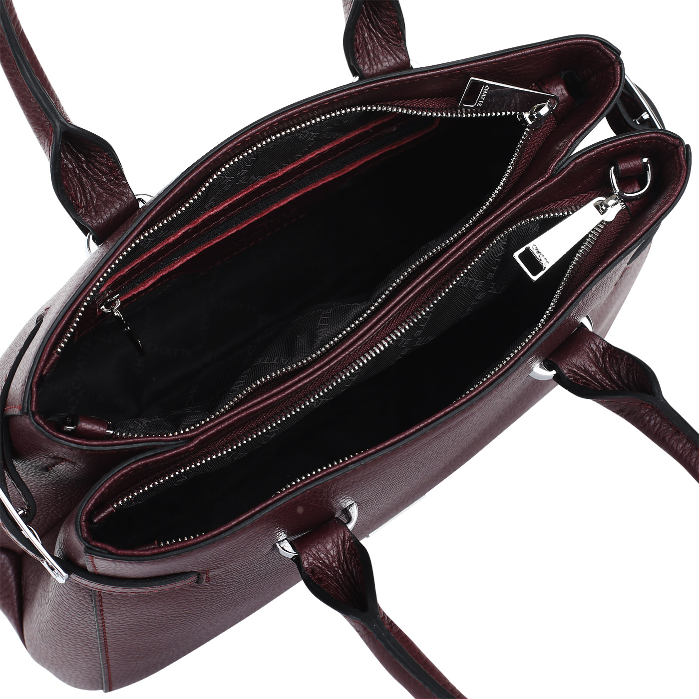 Сумка из зернистой кожи Chatte Marseille