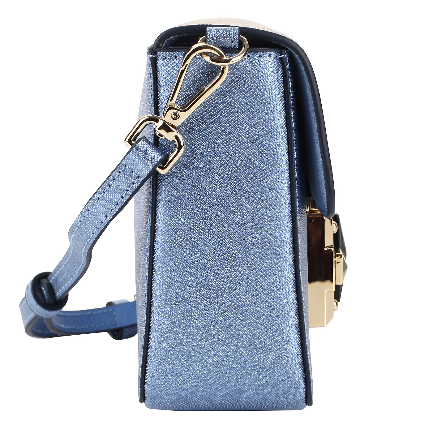 Сафьяновая сумочка со съемным ремешком Cromia It saffiano