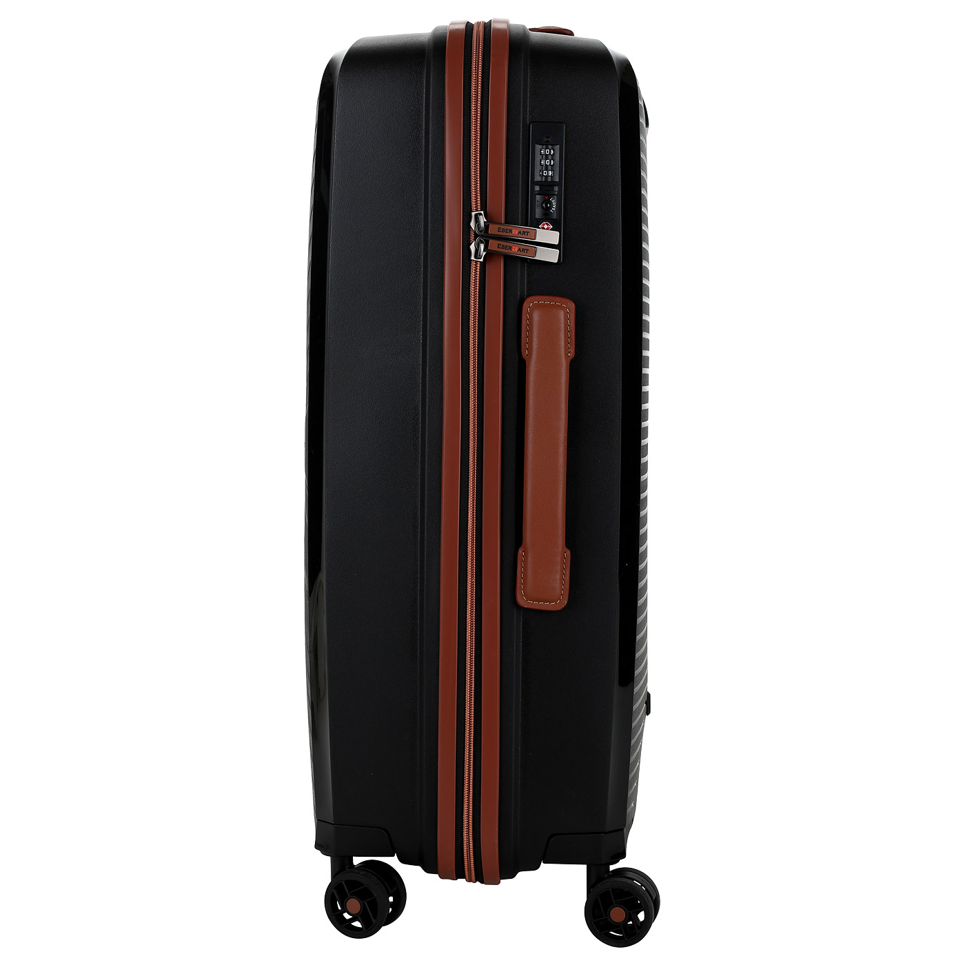 Чемодан средний M из полипропилена с кодовым замком Eberhart Delight DLX