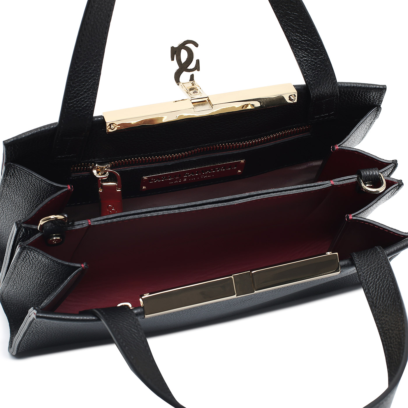 Кожаная сумка Carlo Salvatelli Josephine gemma