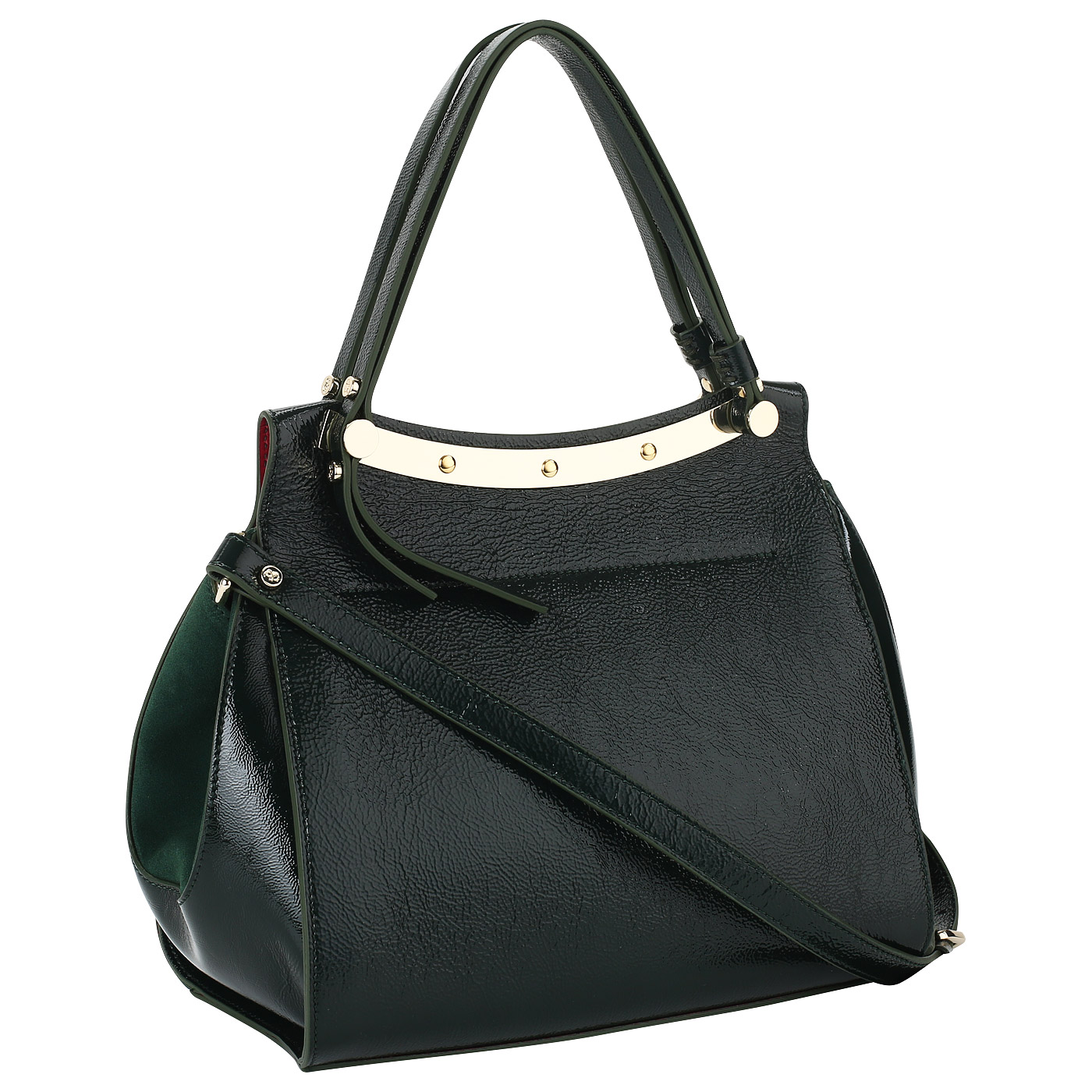 Сумка с клапаном на кнопке Carlo Salvatelli Naplak