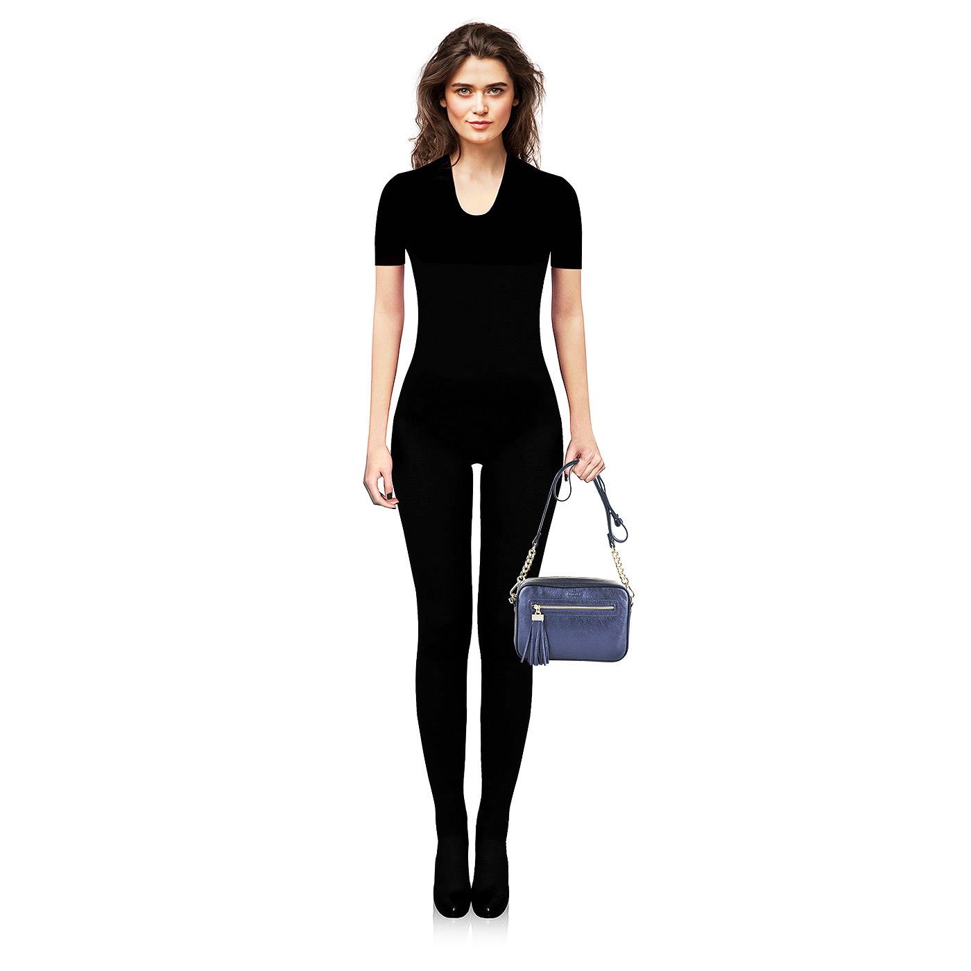 Женская кожаная сумка через плечо Aurelli 