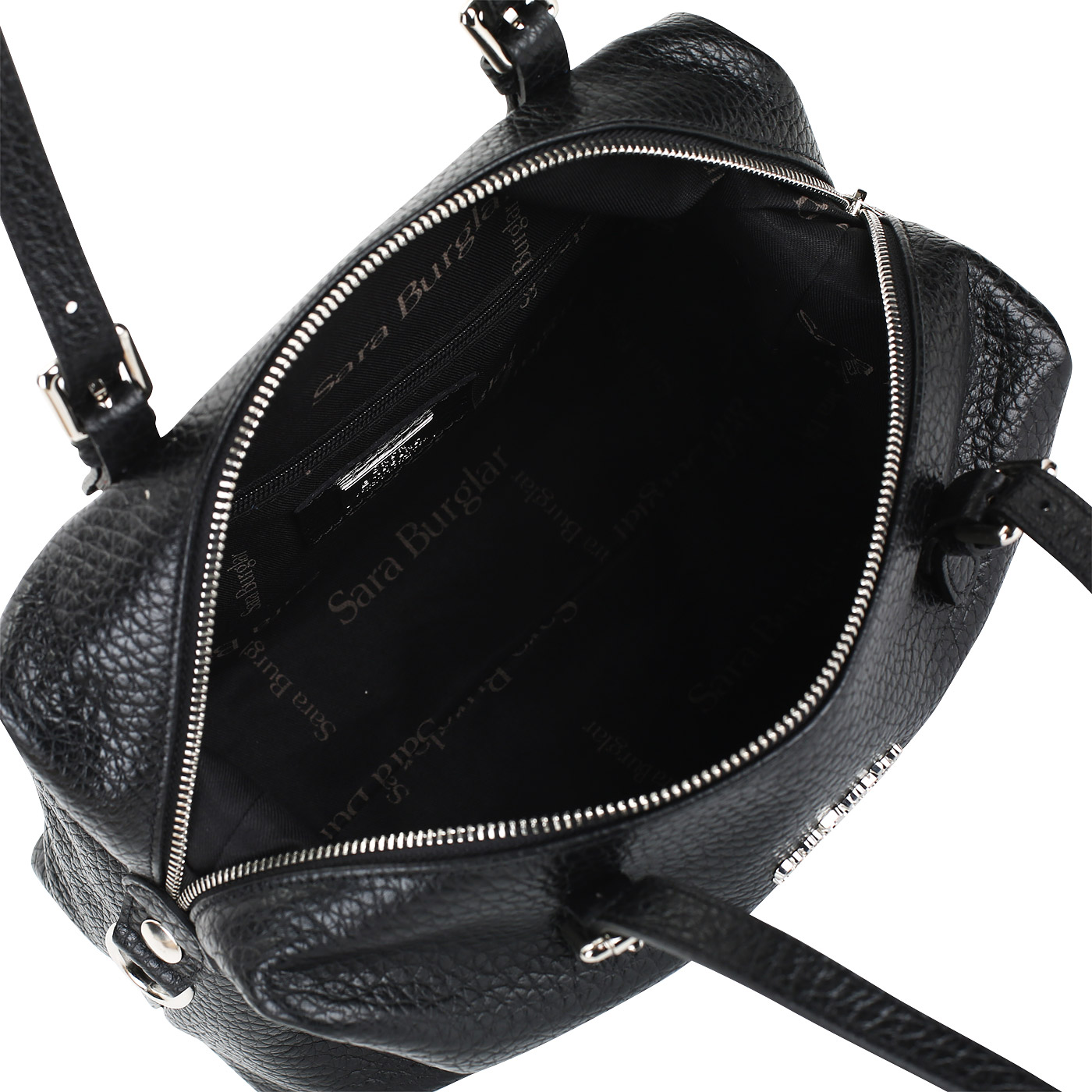 Кожаная сумка со съемным ремешком Sara Burglar Mia