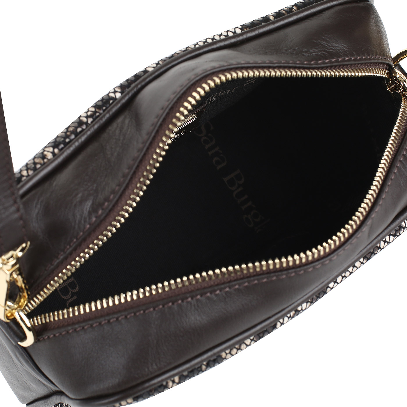 Кожаная сумочка через плечо Sara Burglar Noemi Leopard