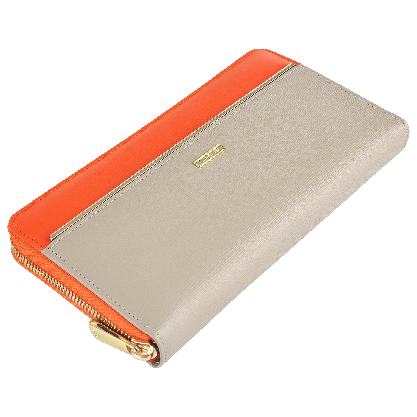 Женское кожаное портмоне на молнии Chatte Elsa