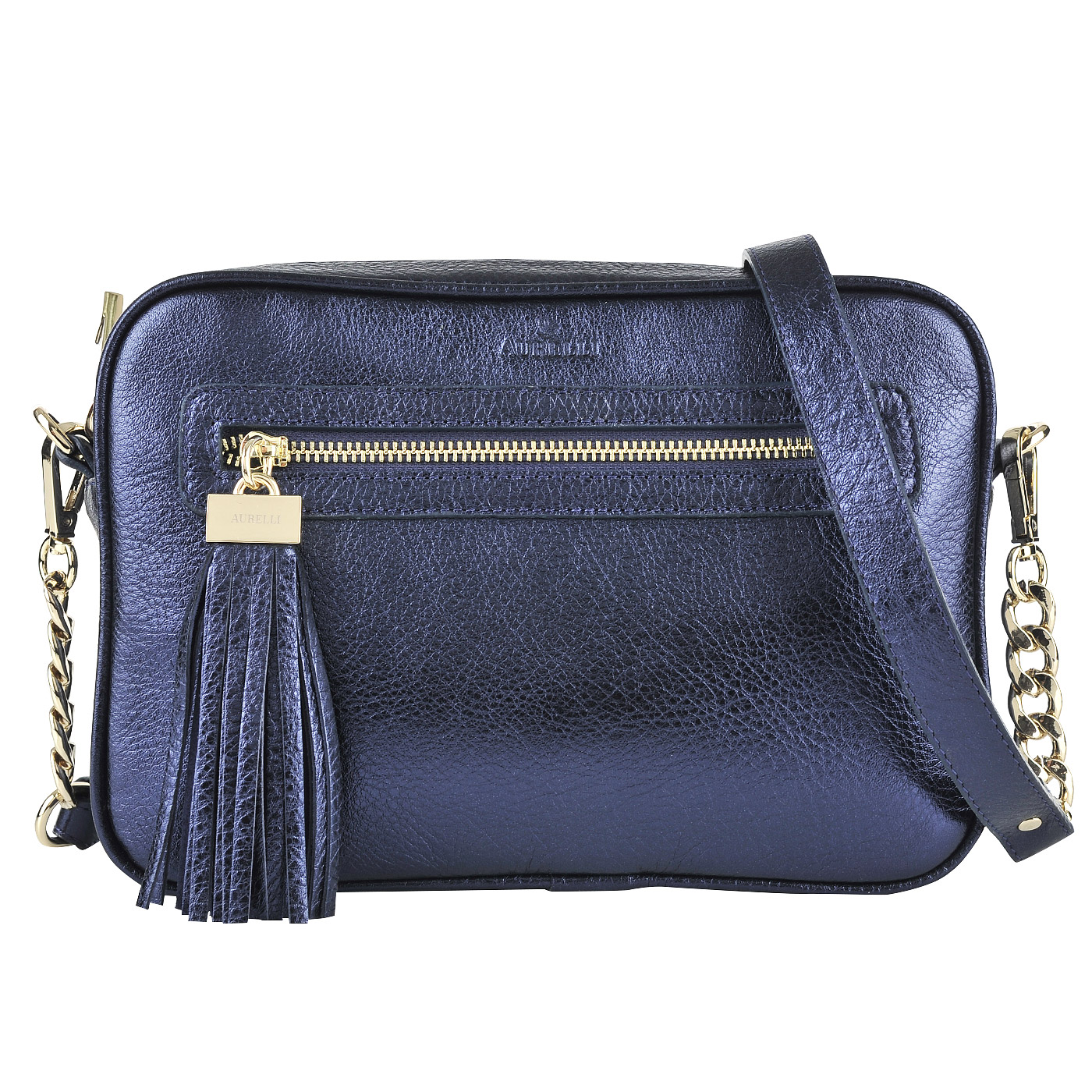 Женская кожаная сумка через плечо Aurelli 