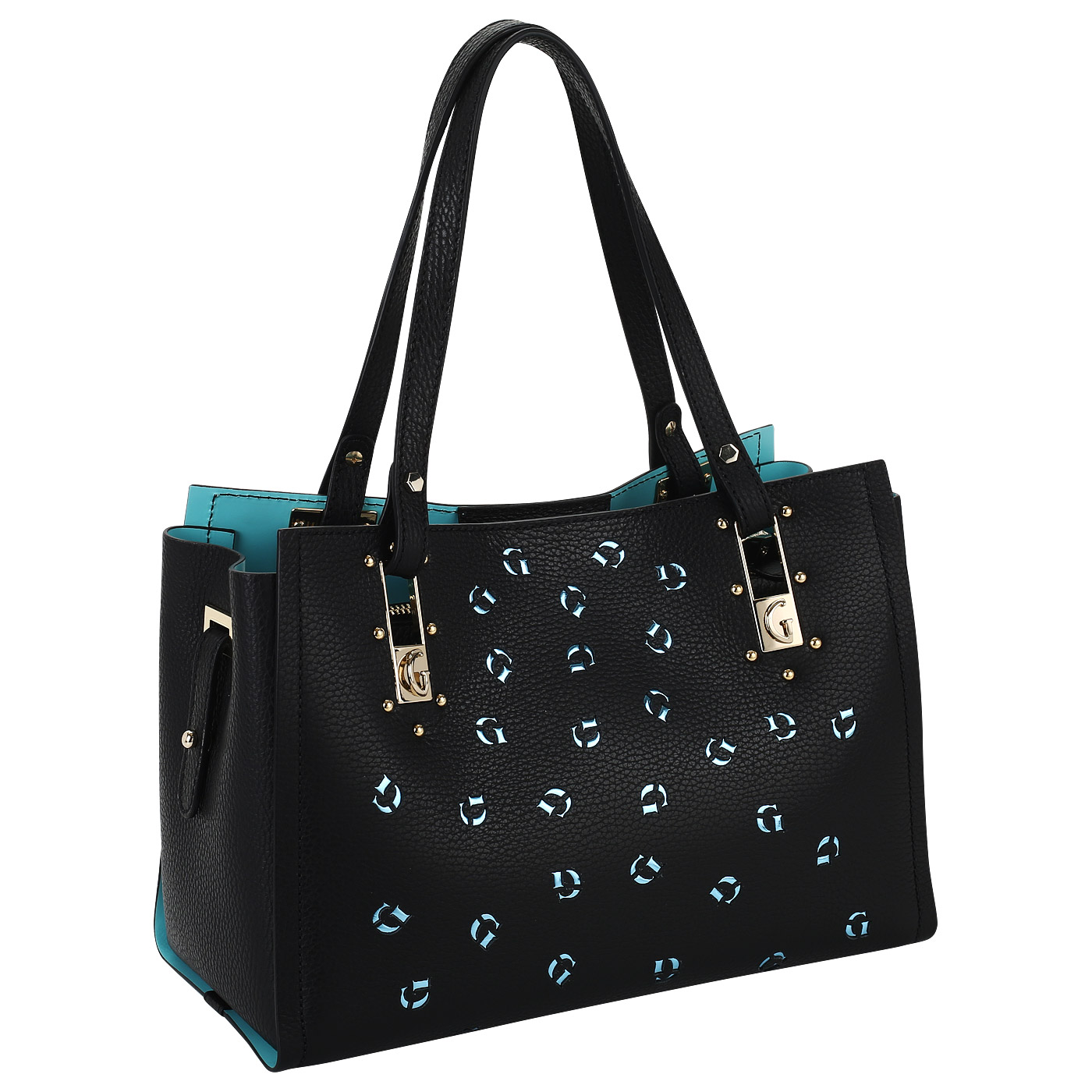 Черная сумка с декором Gironacci 