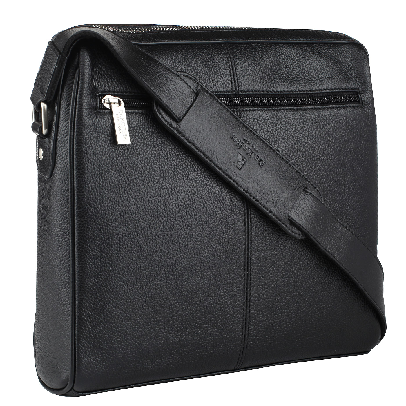 Мужская кожаная сумка через плечо Dr. Koffer 