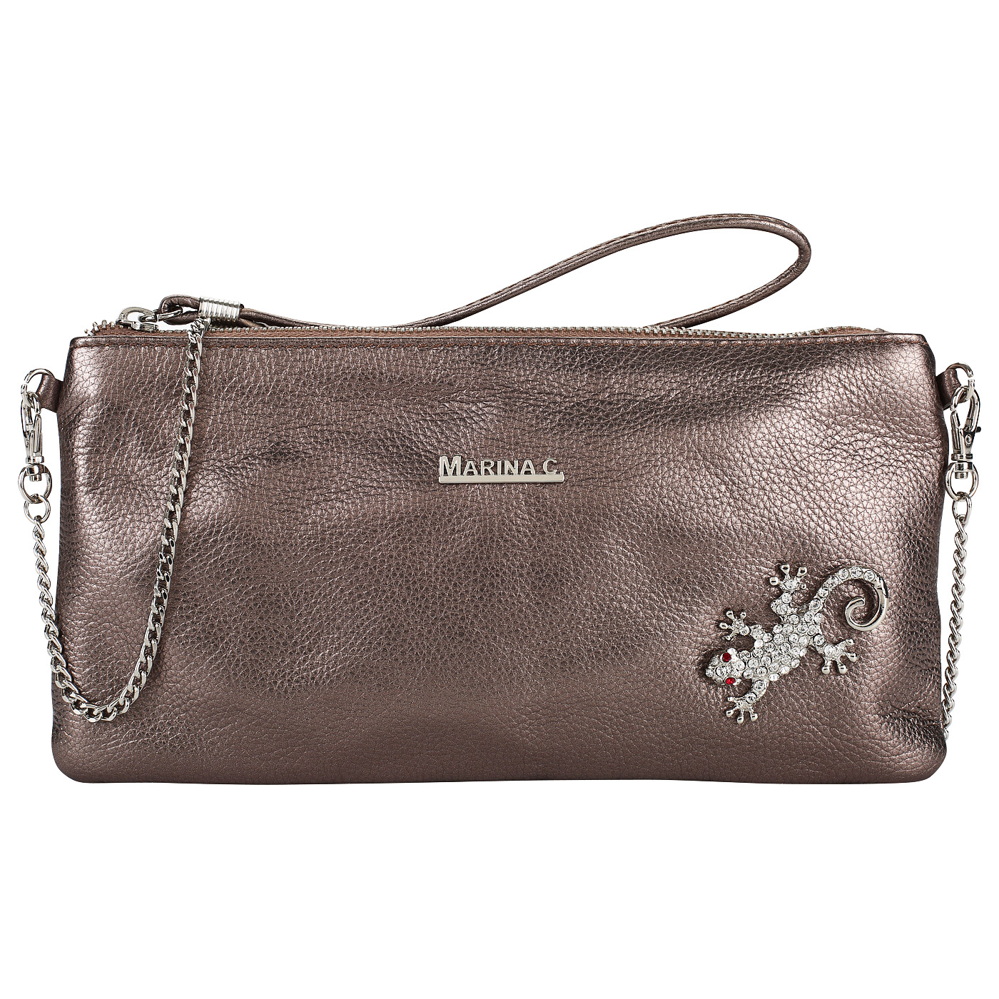 Marina Creazioni Женский кожаный клатч