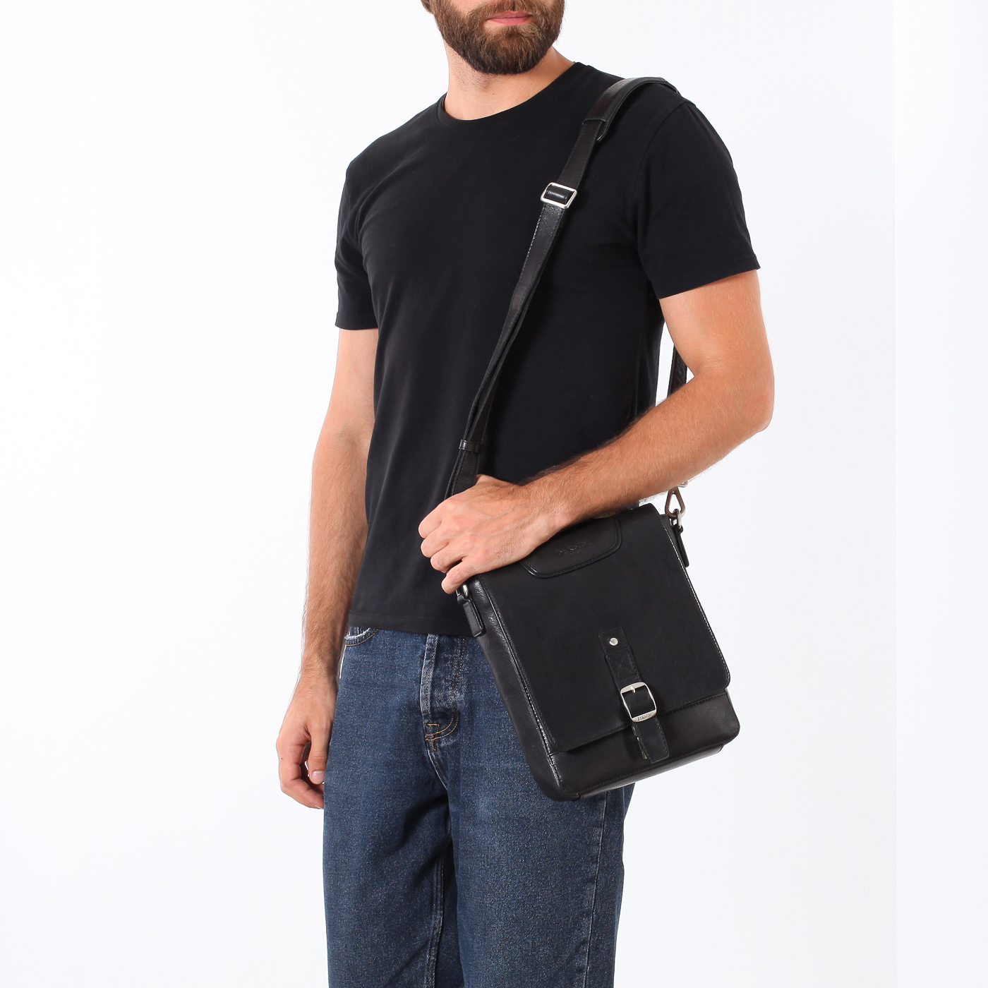 Кожаная сумка-планшет Dr. Koffer 