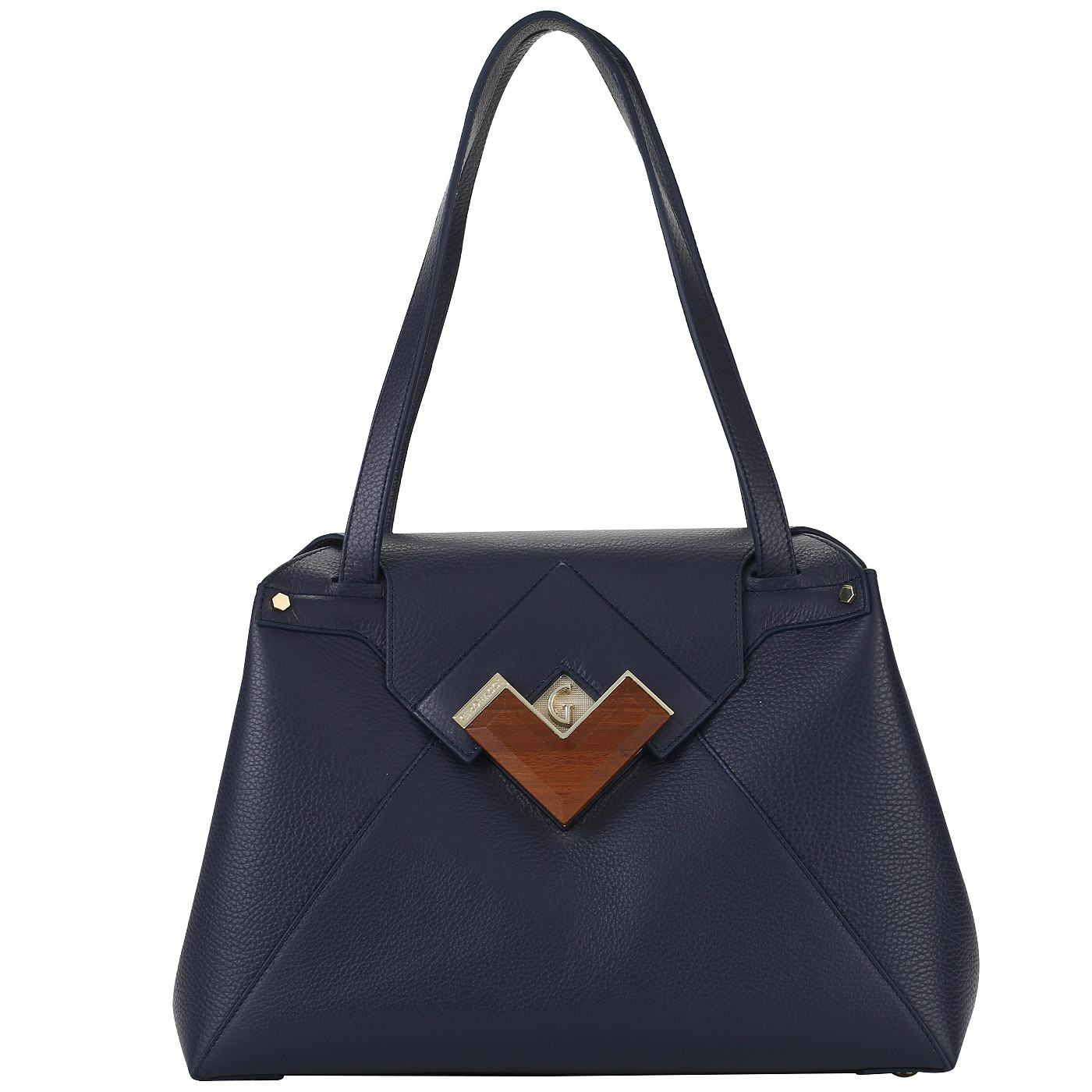 Gironacci Кожаная сумка с откидным клапаном