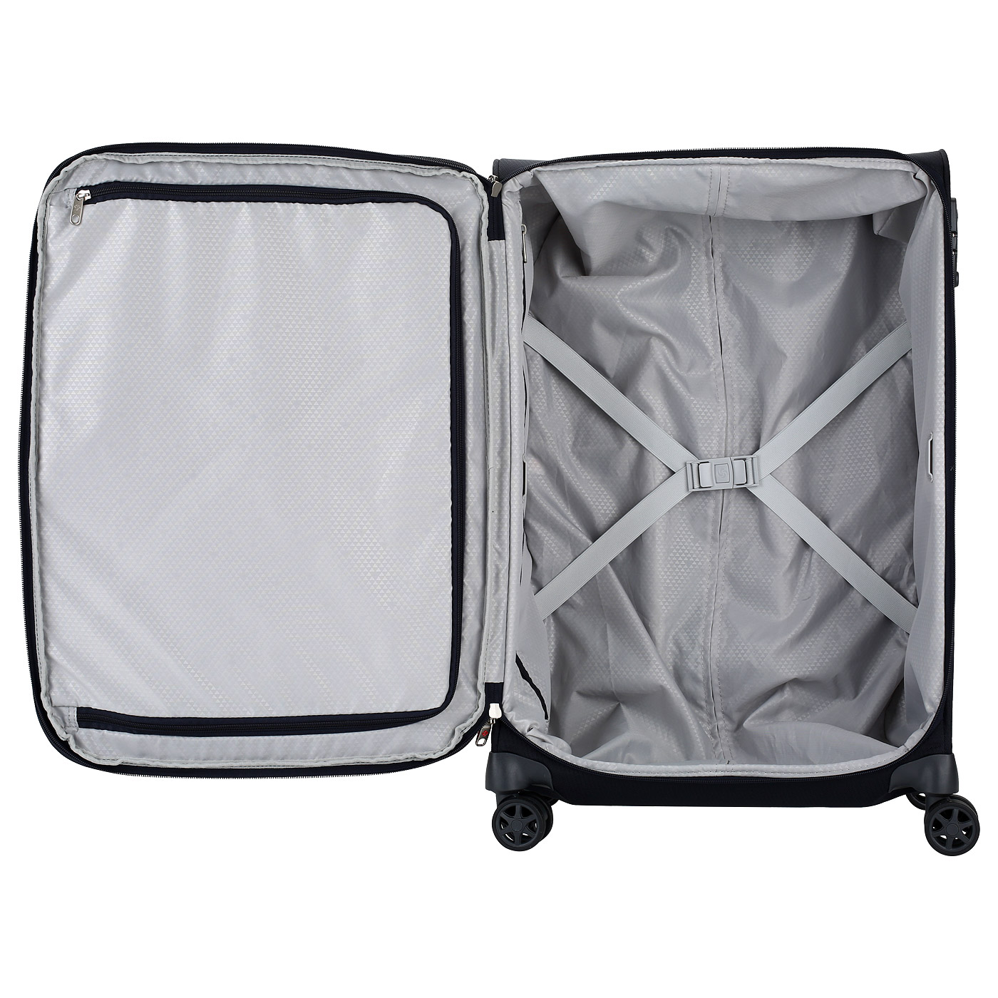 Чемодан средний M тканевый с кодовым замком Samsonite Dynamore