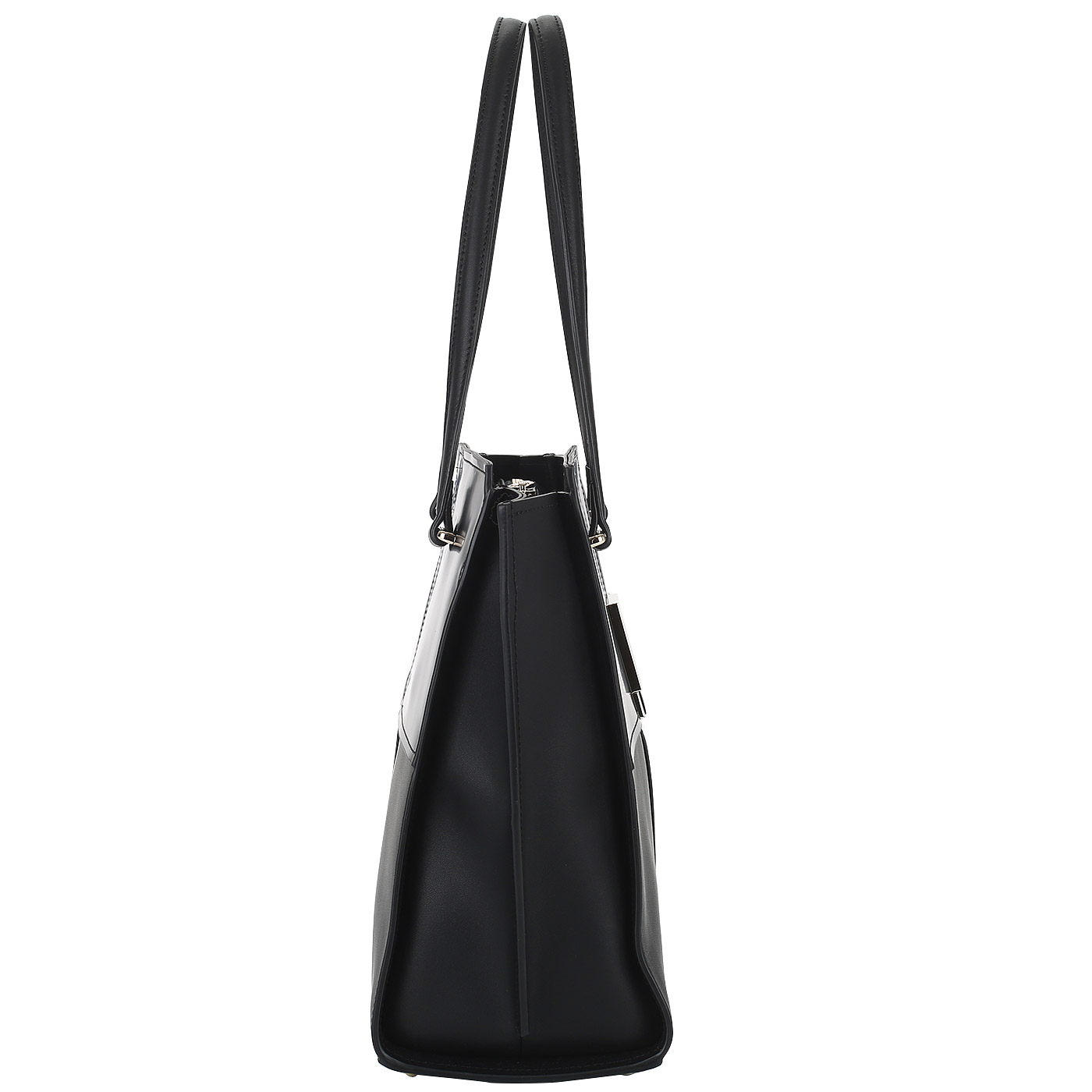 Черная кожаная сумка Cromia Bell