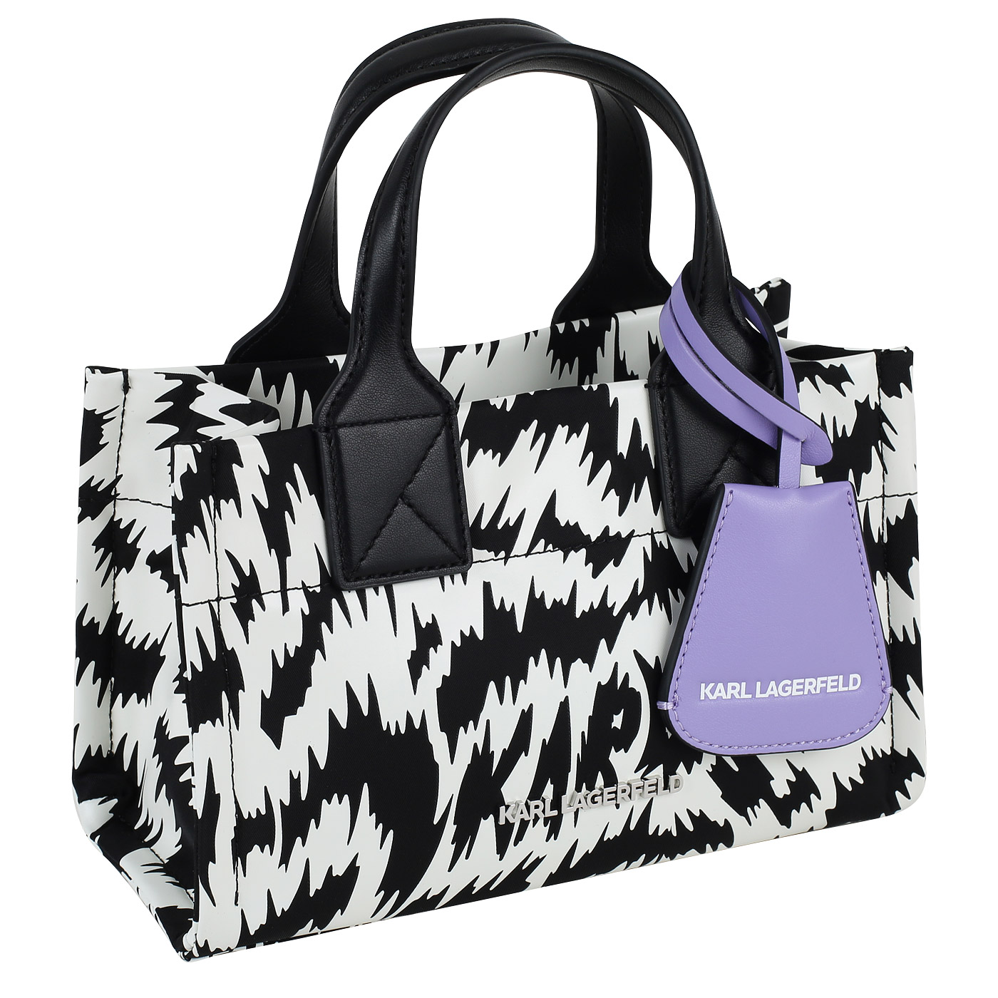 Сумка с двумя ручками Karl Lagerfeld Zebra