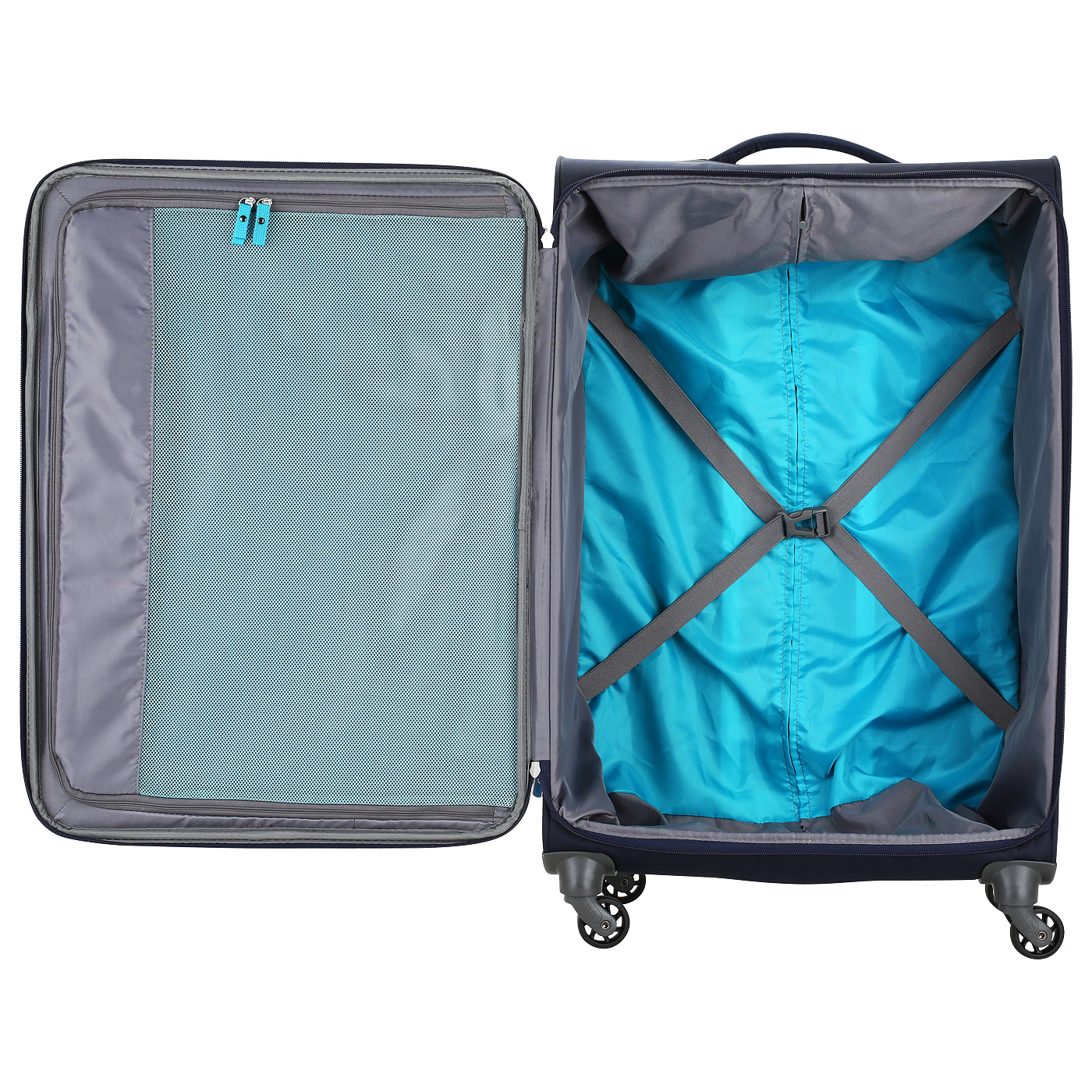 Чемодан большой L тканевый с кодовым замком American Tourister Herolite