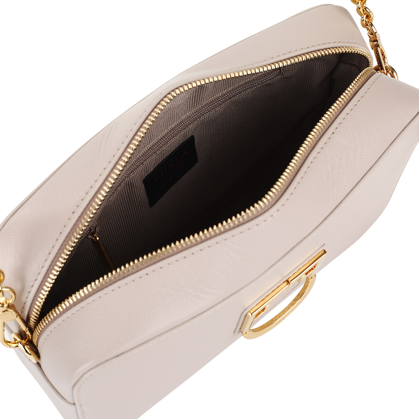 Кожаная сумочка через плечо Furla Brava