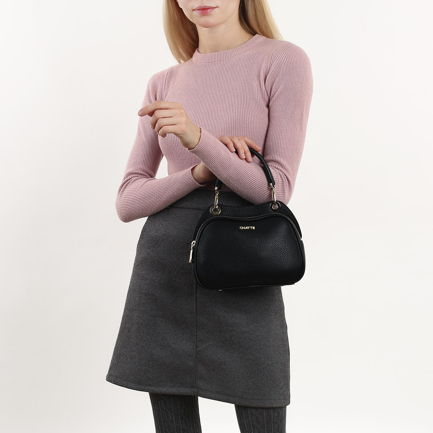 Кожаная сумка Chatte Lille